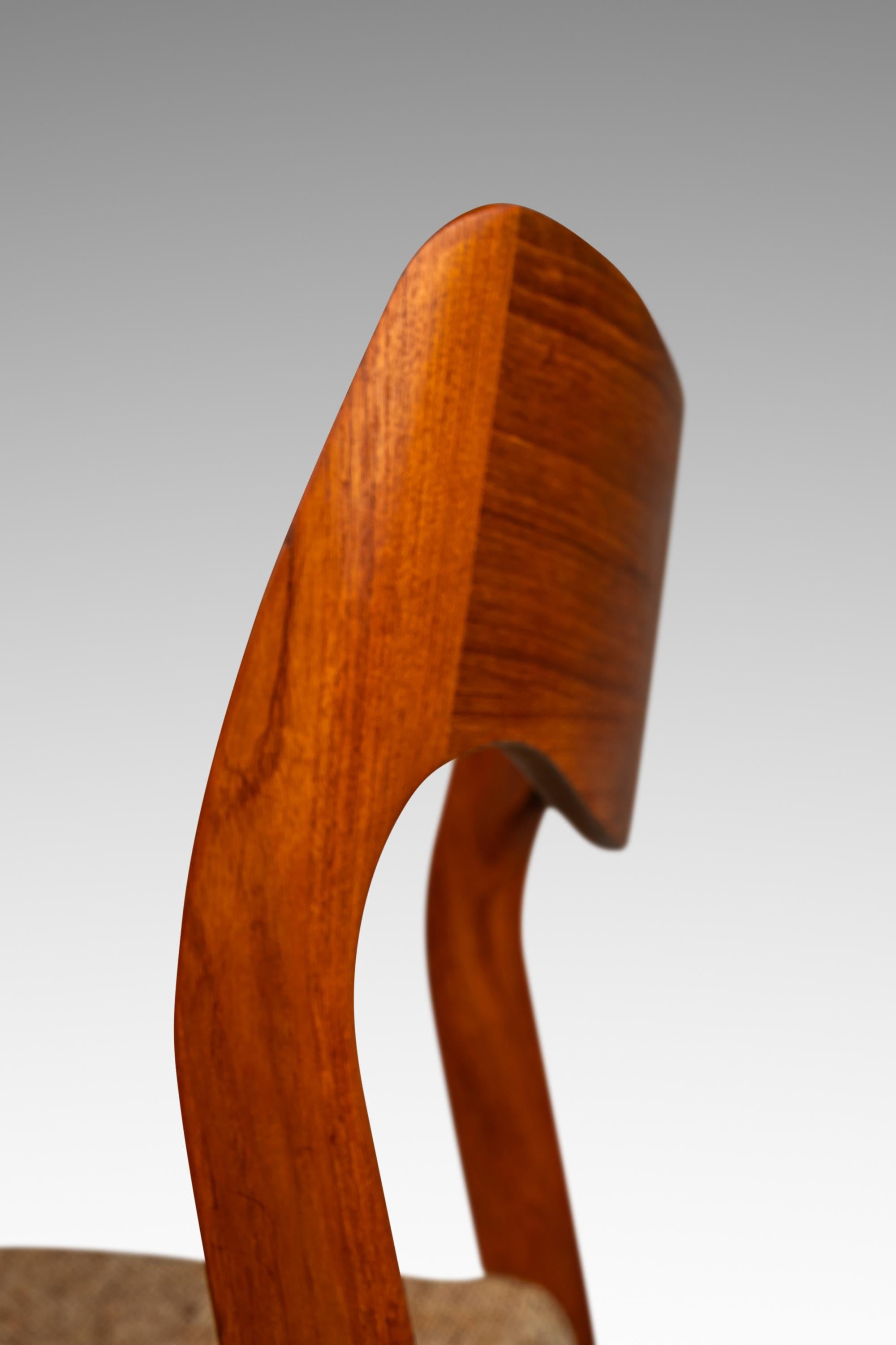 Ensemble de 6 chaises modèle #71, Niels Møller, J.L.A. Møllers Møbelfabrik, Danemark, 1960 en vente 9