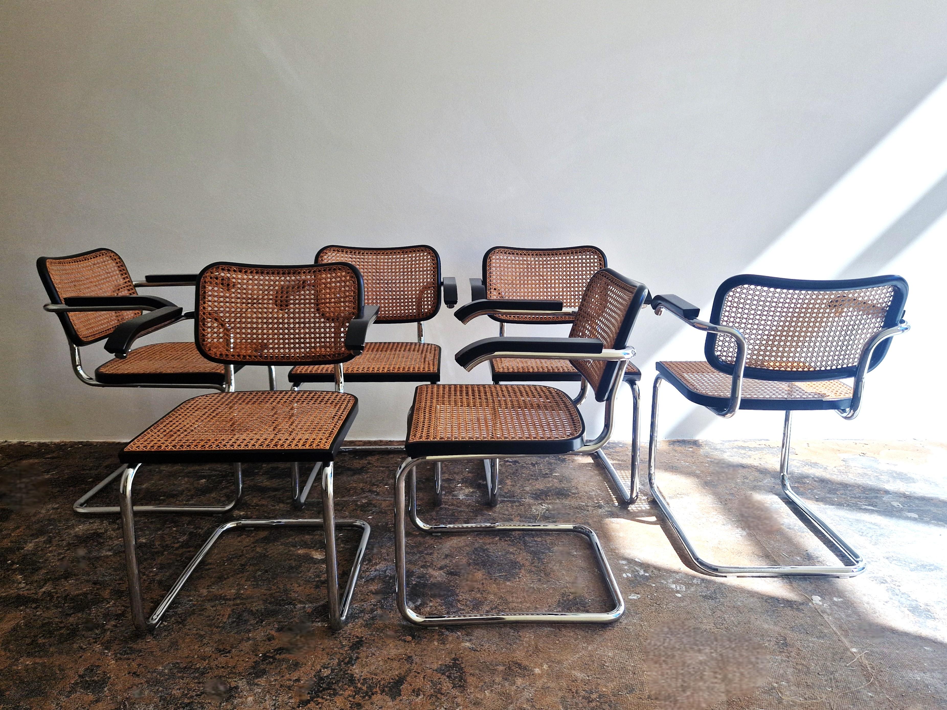 Set di 6 sedie modello B64 