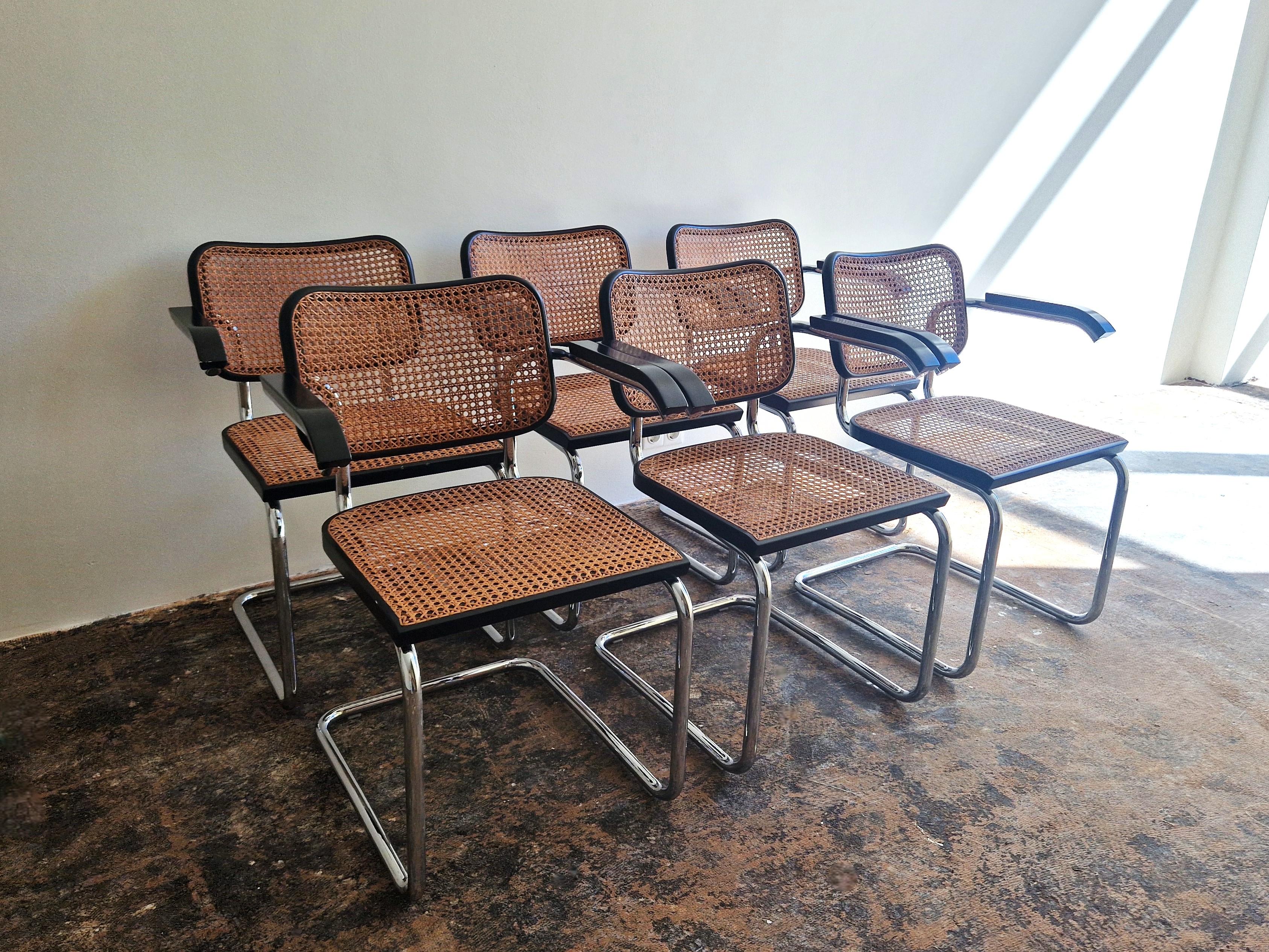 Set di 6 sedie modello B64 