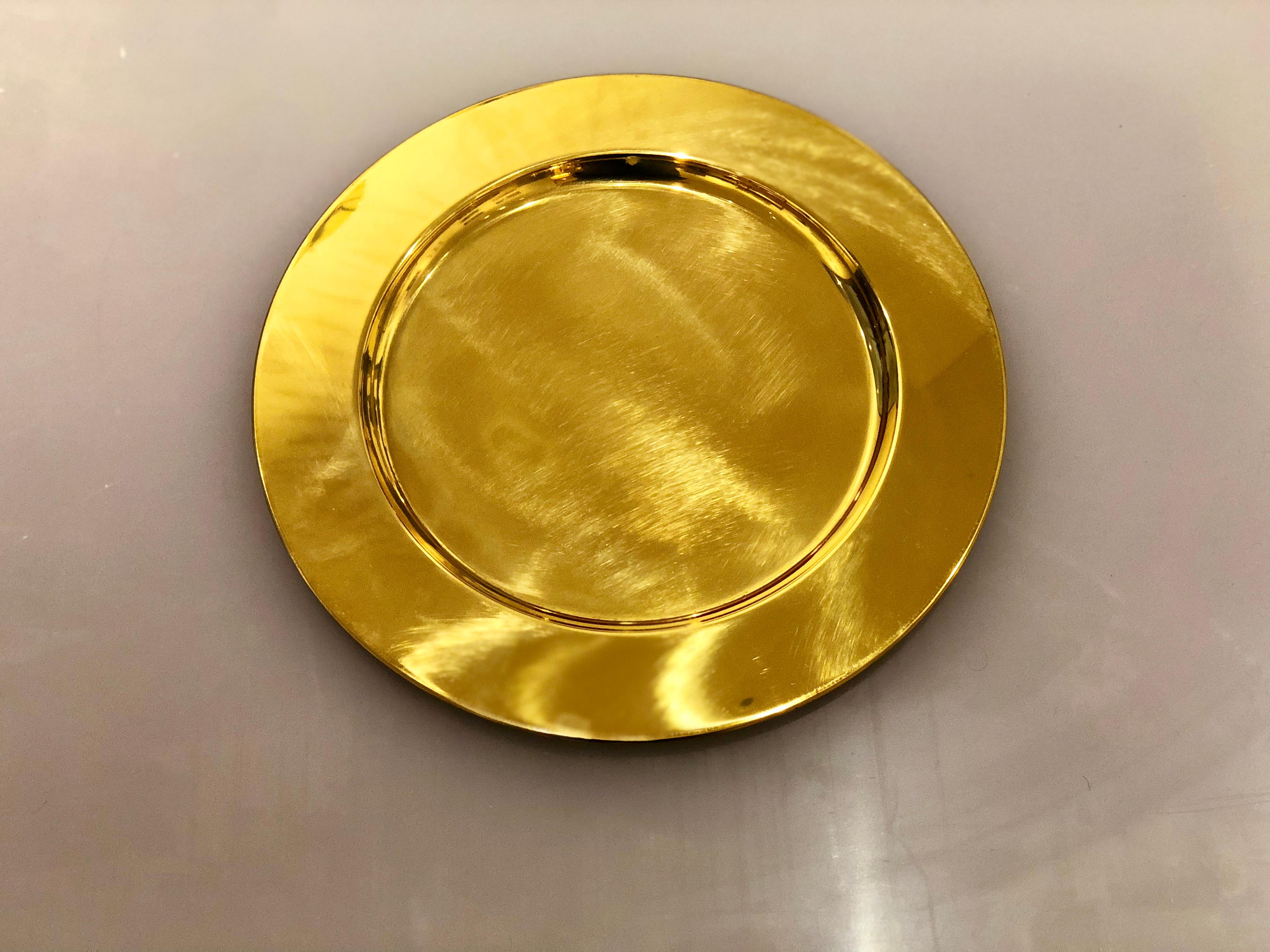 brass charger plates
