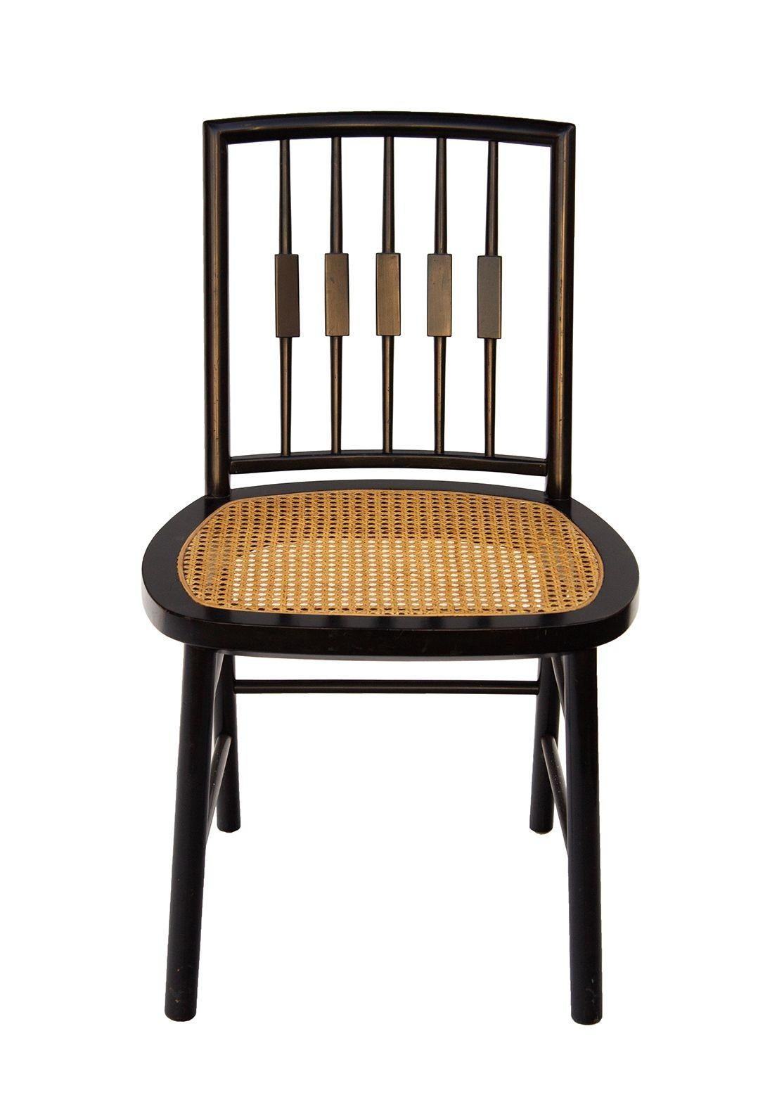 6 moderne Windsor-Esszimmerstühle von Michael Taylor für Baker Furniture im Angebot 4