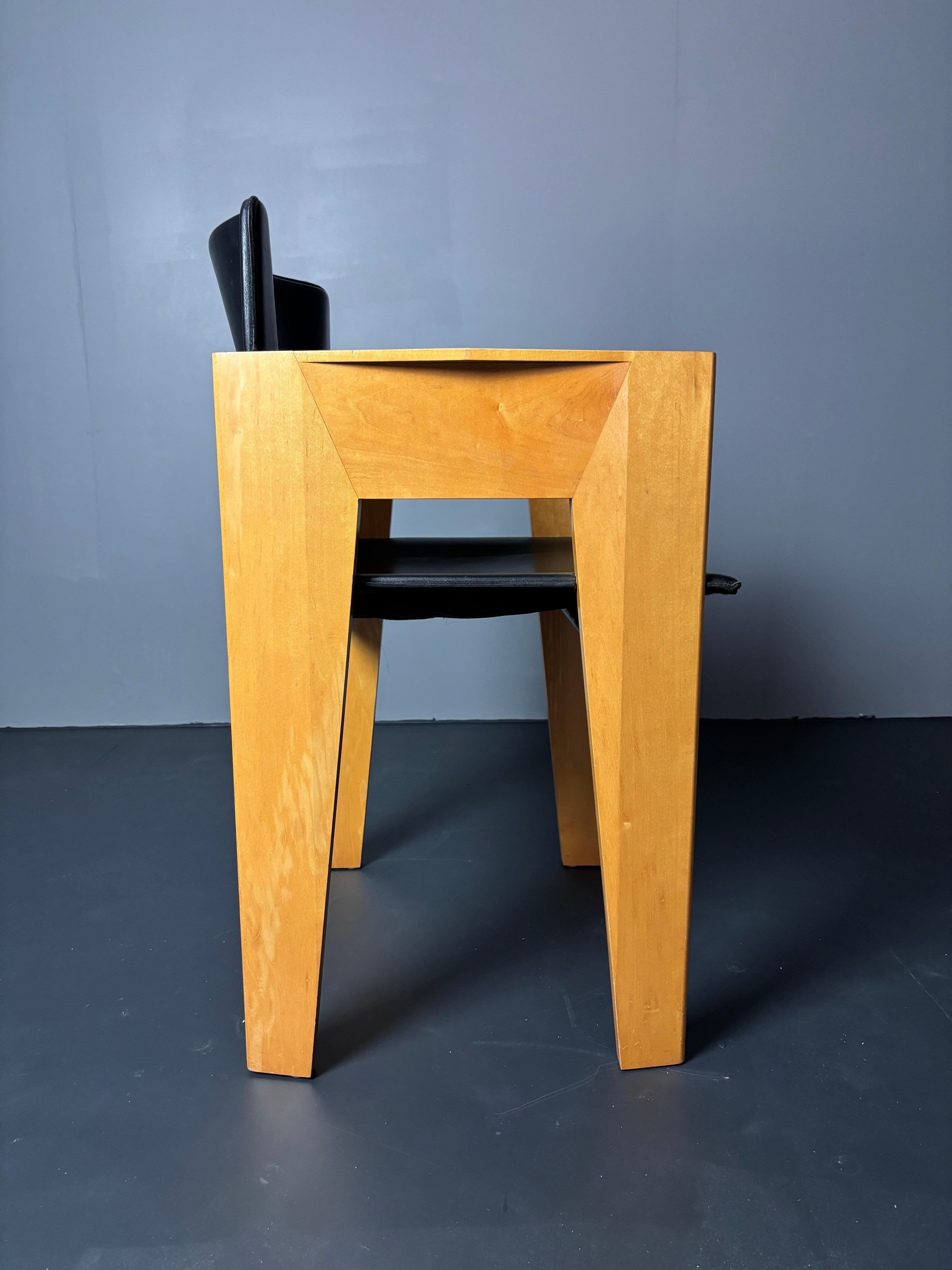 Set di 6 sedie da pranzo moderniste di Arnold Merckx per Arco, design olandese anni '80 in vendita 5
