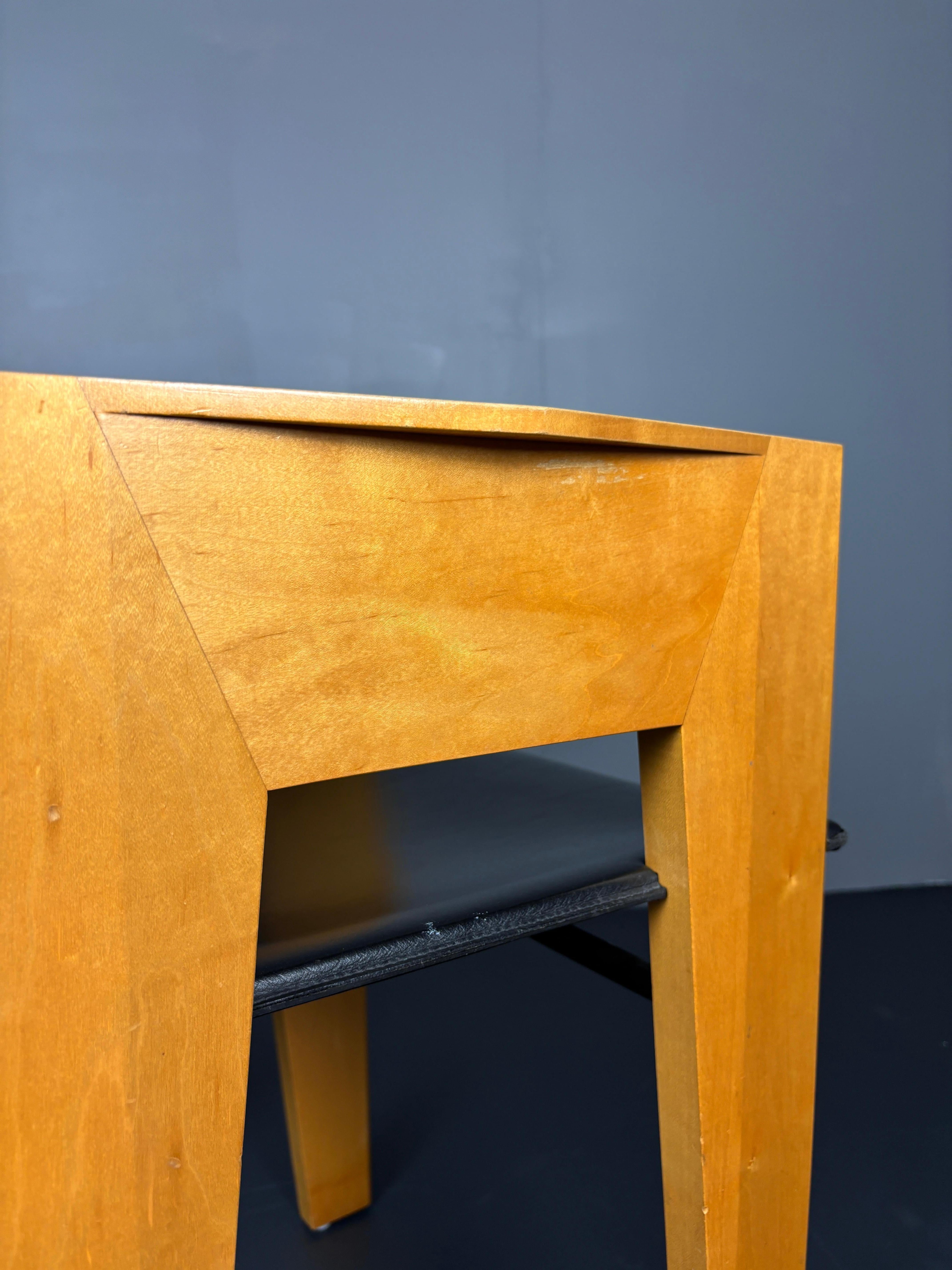 Set di 6 sedie da pranzo moderniste di Arnold Merckx per Arco, design olandese anni '80 in vendita 8