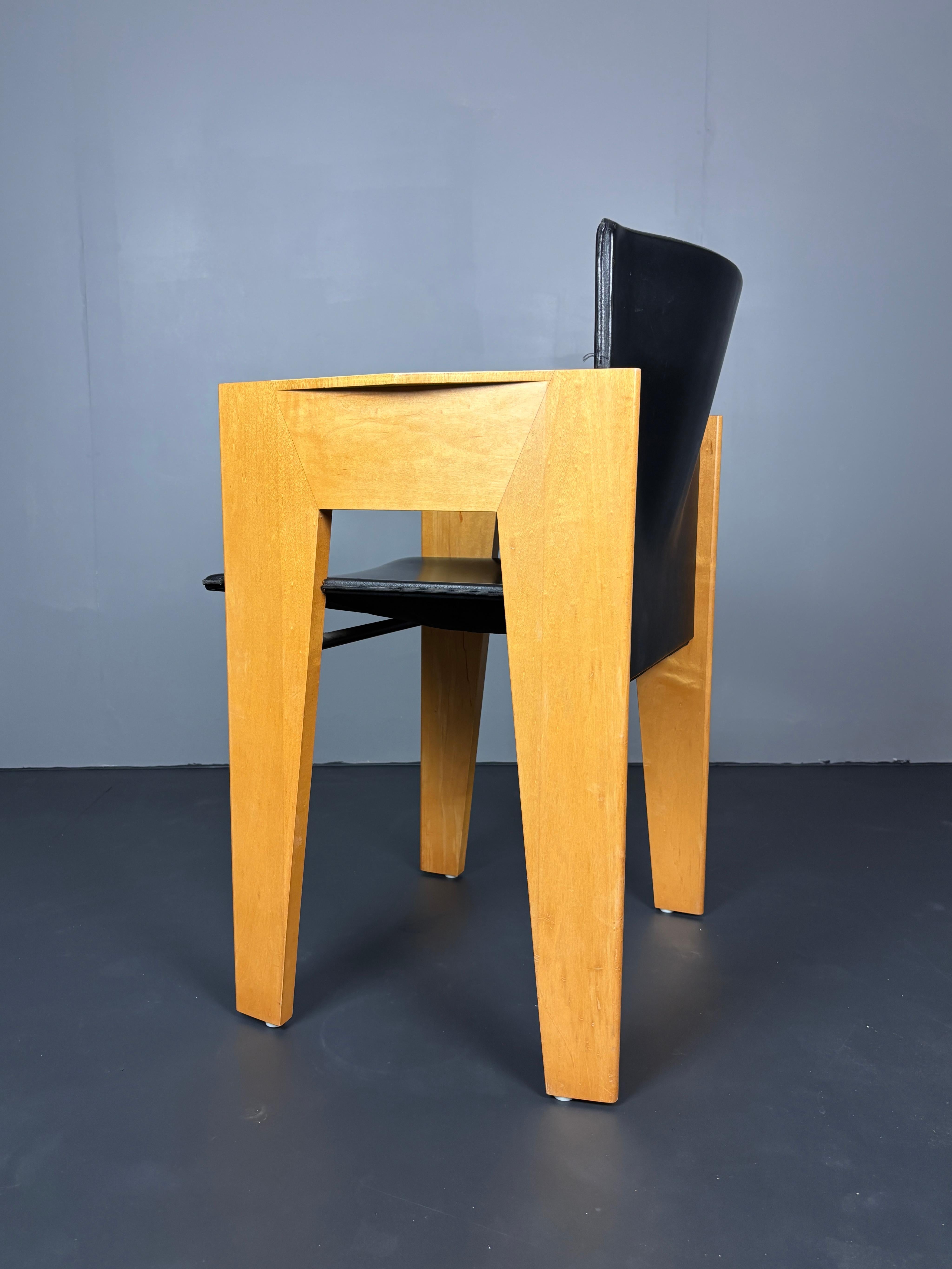 Set di 6 sedie da pranzo moderniste di Arnold Merckx per Arco, design olandese anni '80 In condizioni buone in vendita a Zaandam, NL