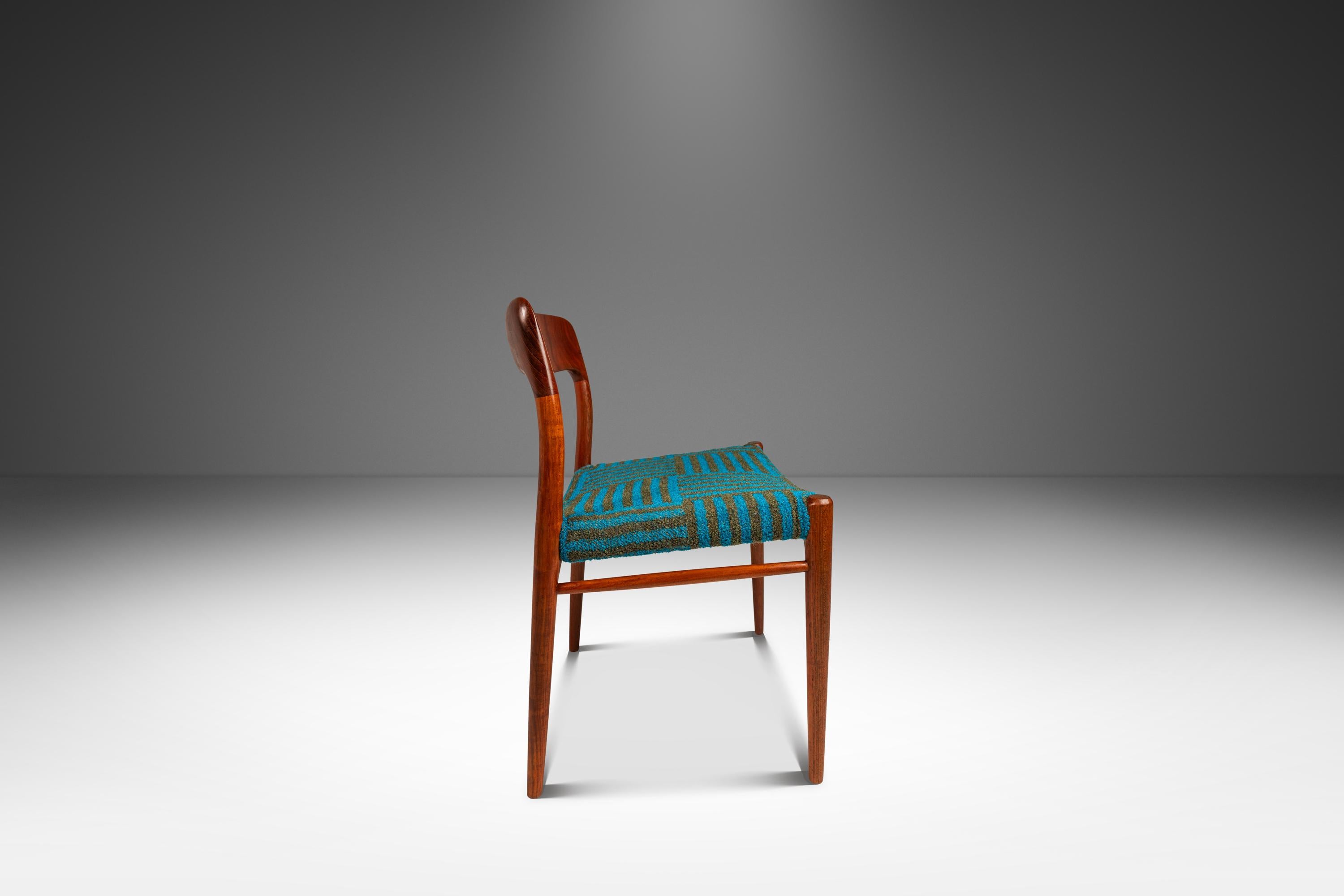 Danese Set di 6 sedie Moller Model 75, Niels Møller per J.L. Møllers, Danimarca, anni '60 in vendita