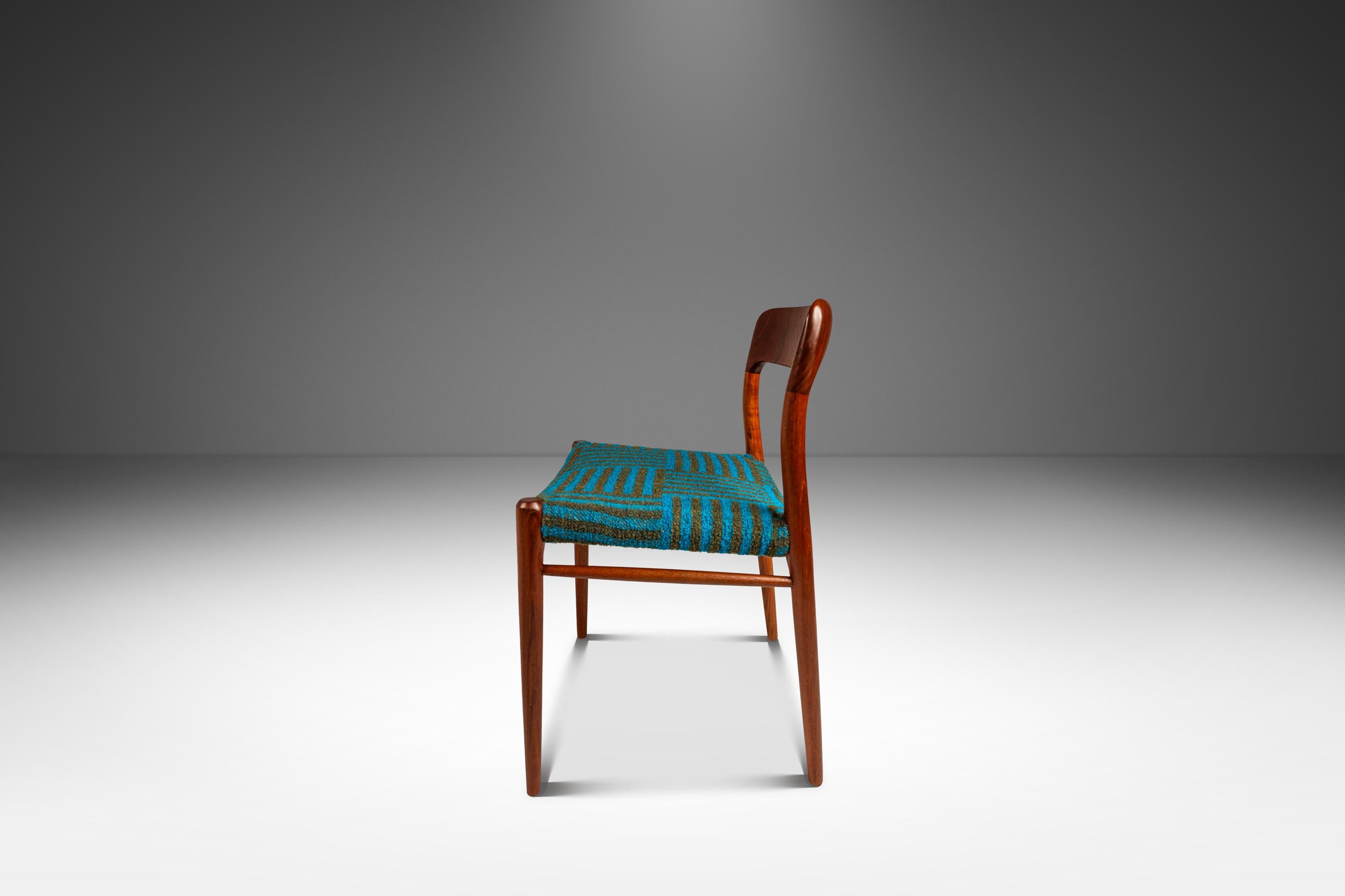 Set di 6 sedie Moller Model 75, Niels Møller per J.L. Møllers, Danimarca, anni '60 in vendita 1