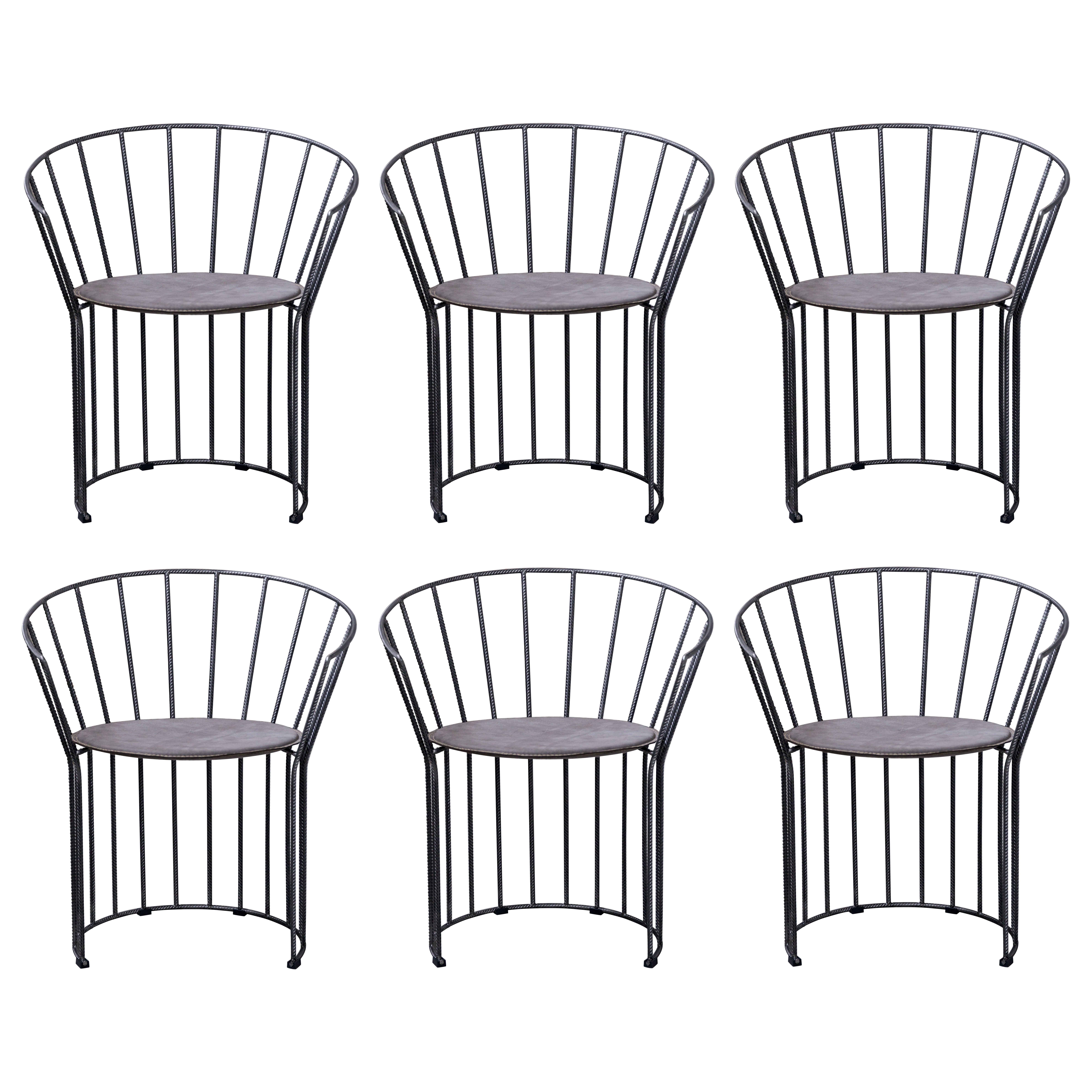 Set of 6 Mono Chairs by Christian Friedl