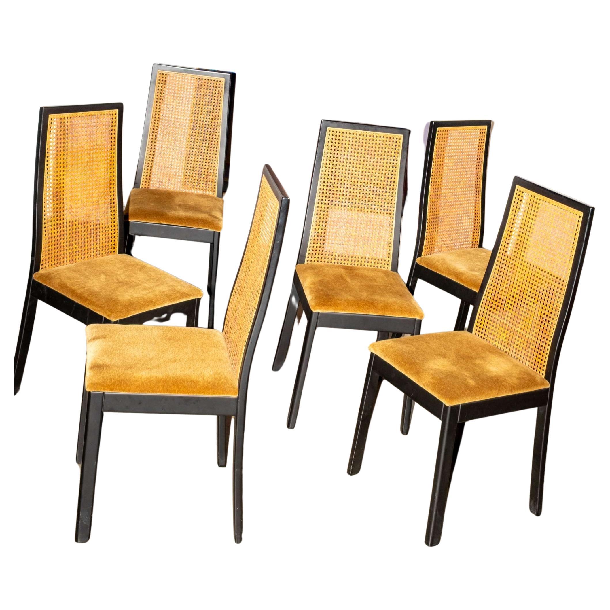 Set of 6 Montina 840 Chairs by Tito Agnoli For Sale