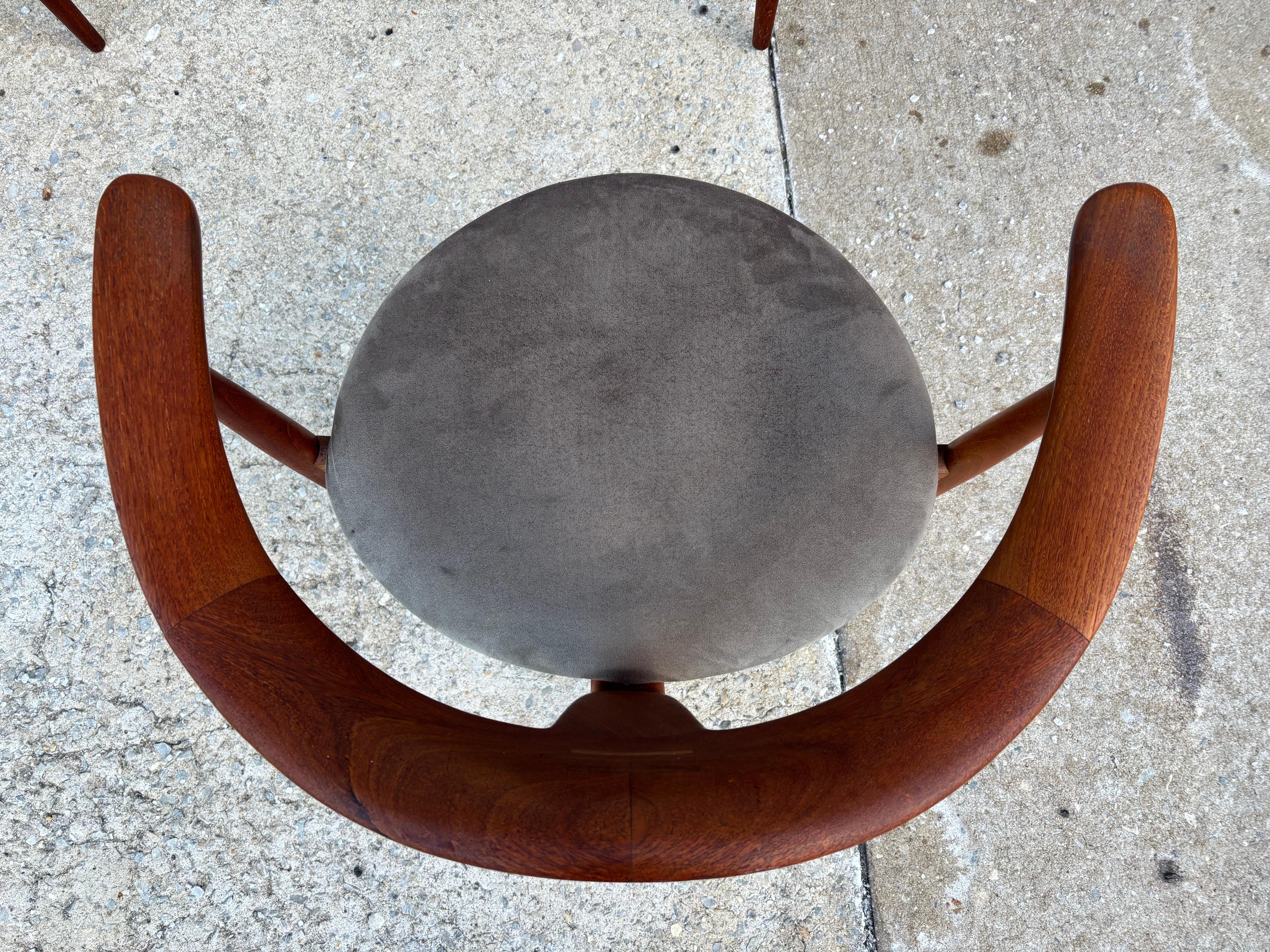 Set di 6 sedie da pranzo in teak Moreddi in vendita 4