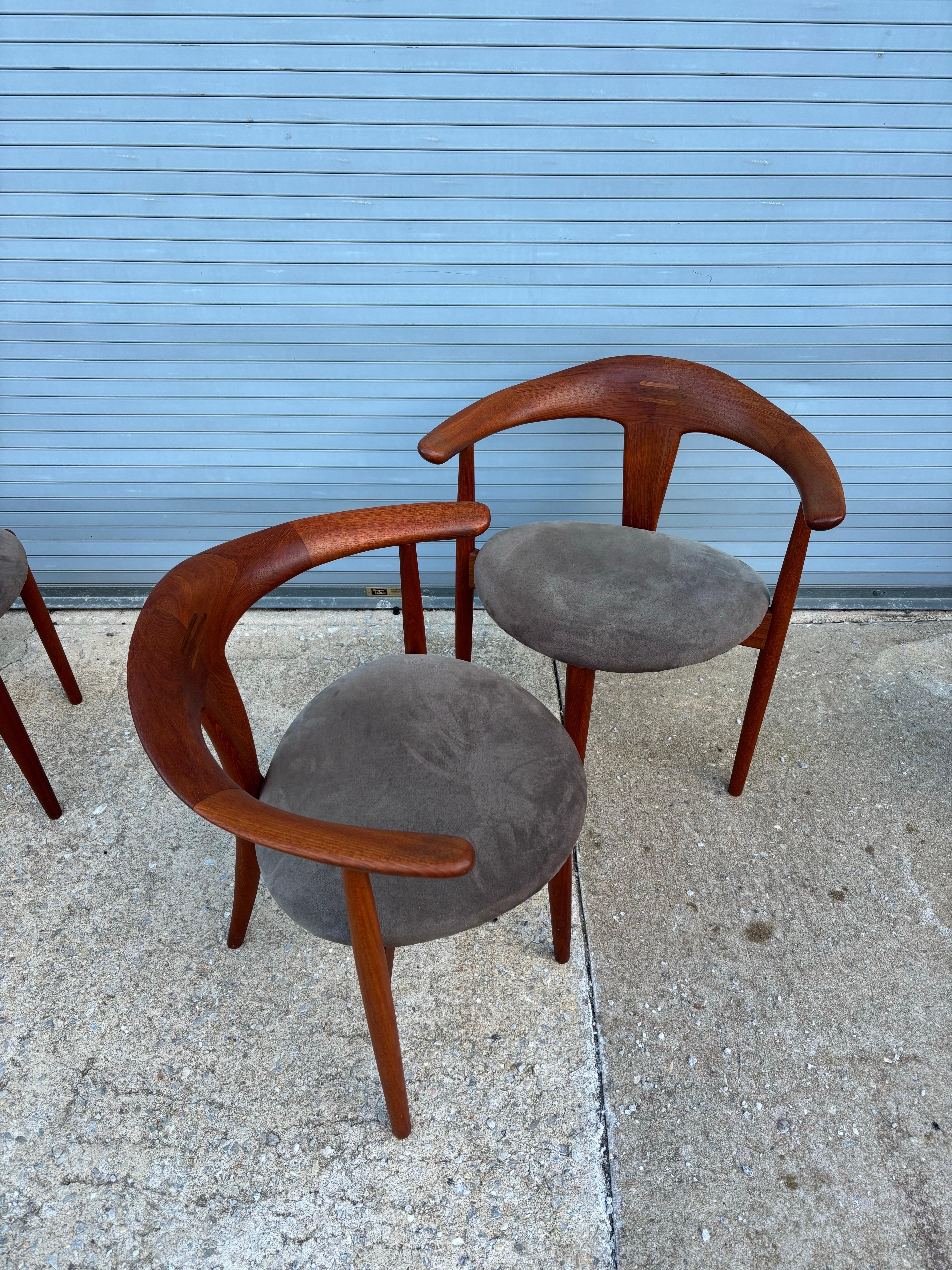 Set di 6 sedie da pranzo in teak Moreddi in vendita 5