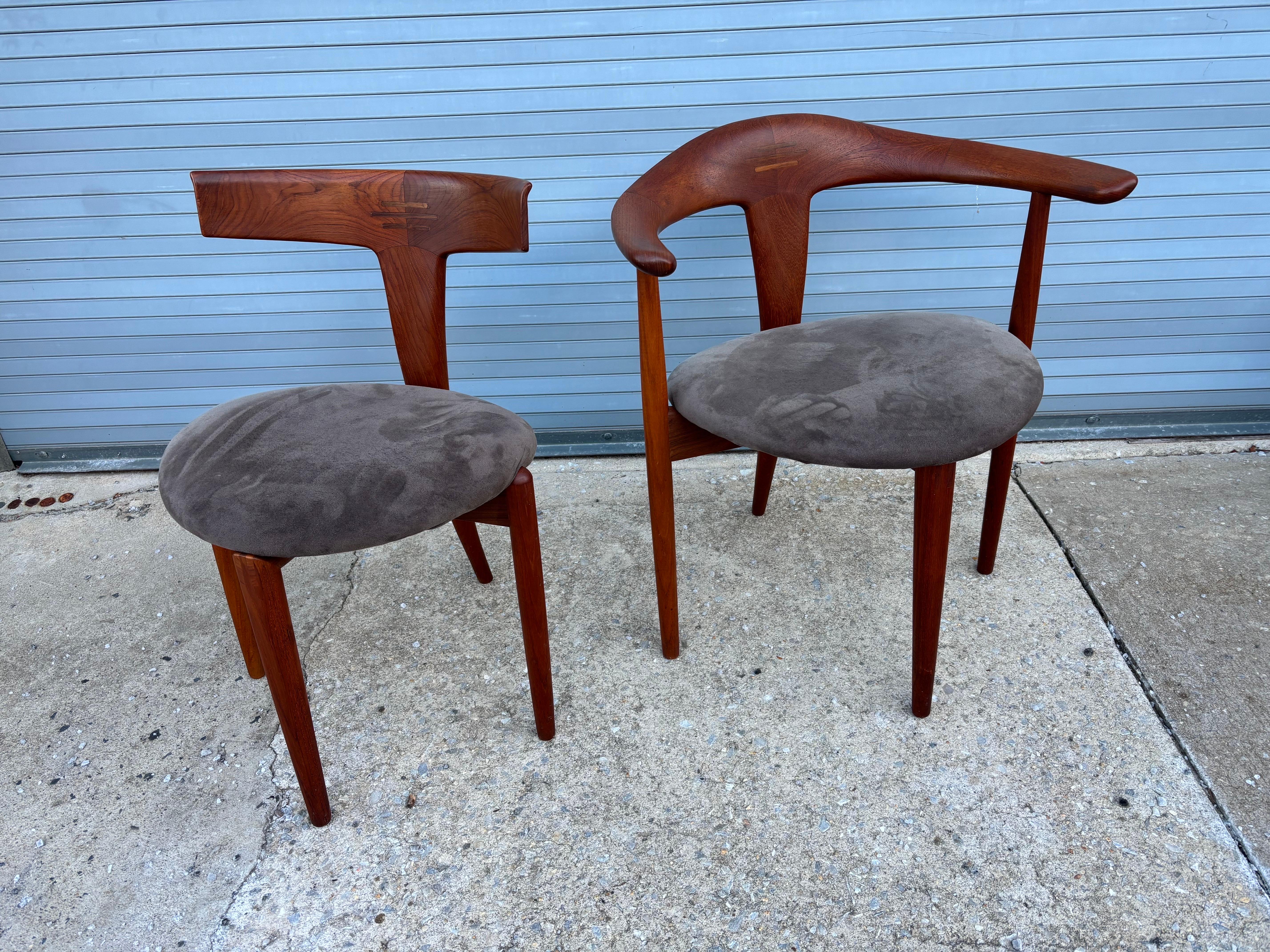 Set di 6 sedie da pranzo in teak Moreddi in vendita 8