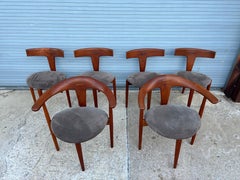 Erik Kollig Andersen et Palle Pedersen Ensemble de 6 chaises de salle à manger en teck Moreddi
