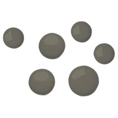 Set de 6 Alfileres de pared gris musgo by Zieta