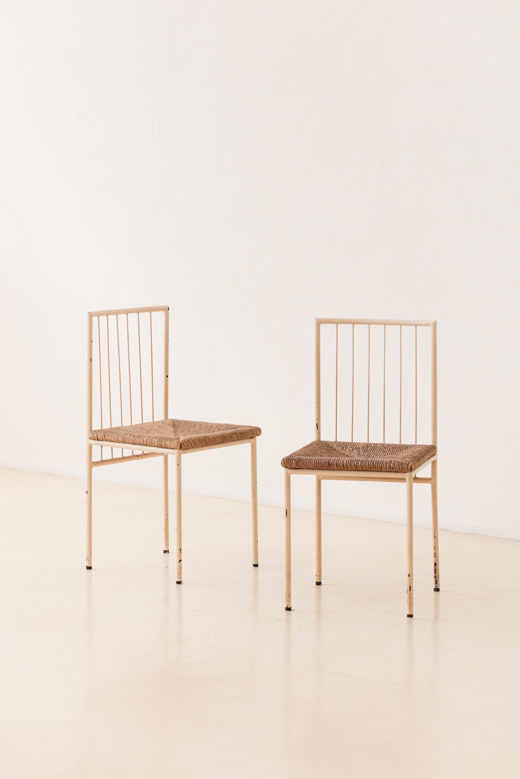 Set of 6 mtf600 Chair, Geraldo de Barros, Unilabor, Brazilian Midcentury, 1960s For Sale 1