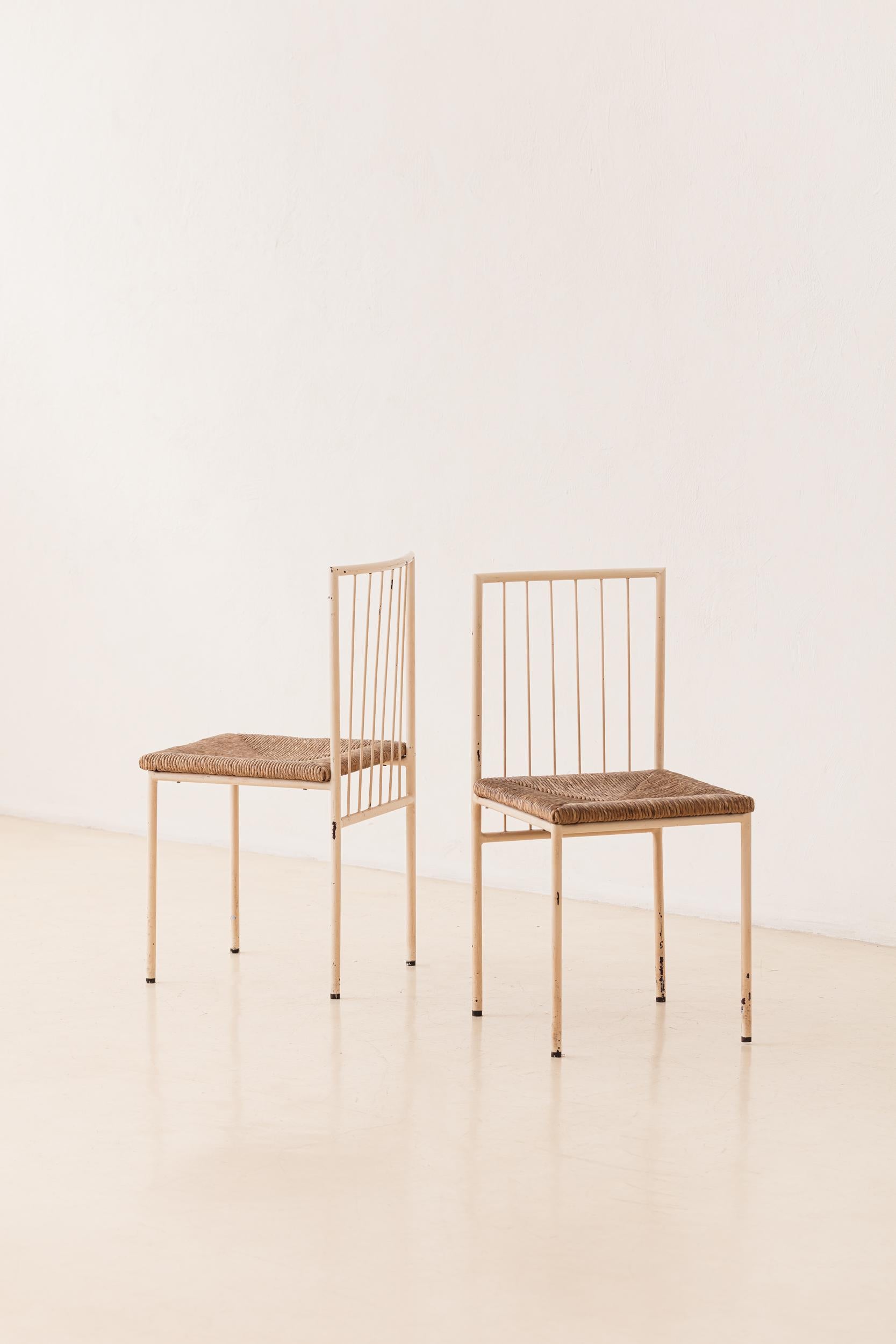 Set of 6 mtf600 Chair, Geraldo de Barros, Unilabor, Brazilian Midcentury, 1960s For Sale 2