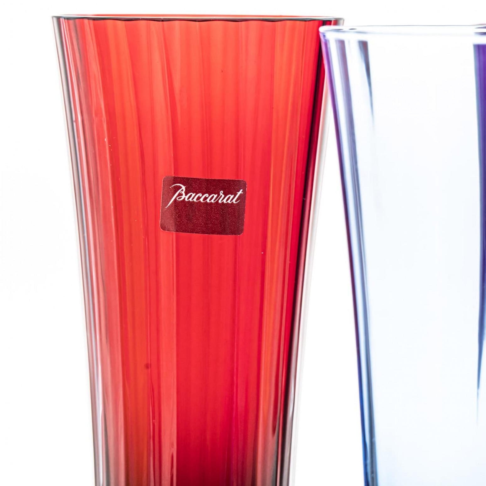 Altro Set di 6 flauti da champagne multicolore Baccarat Mille Nuits, Francia in vendita