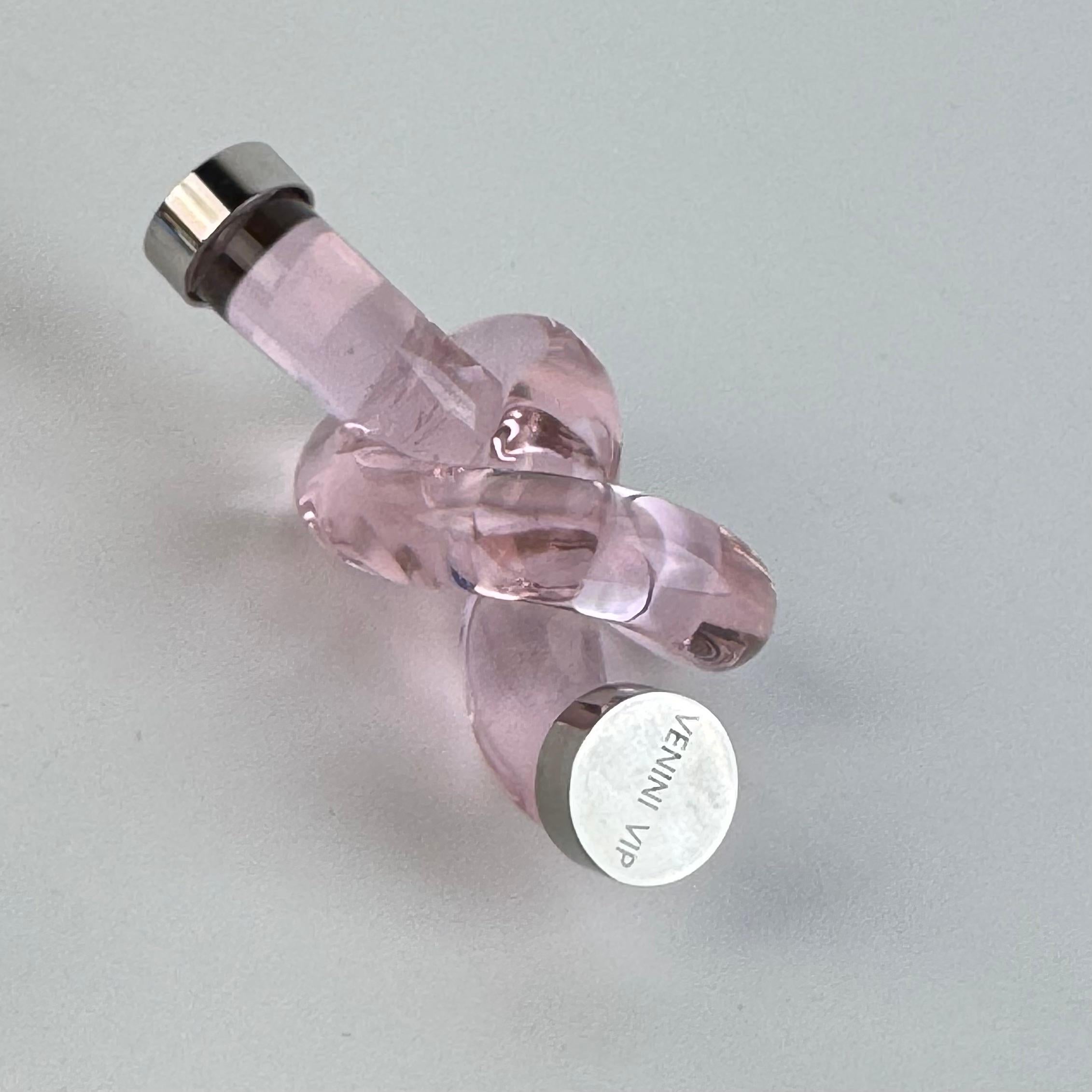 Set of 6 Murano Glass Placeholders by Venini VIP, 1990s — Original Box im Angebot 6