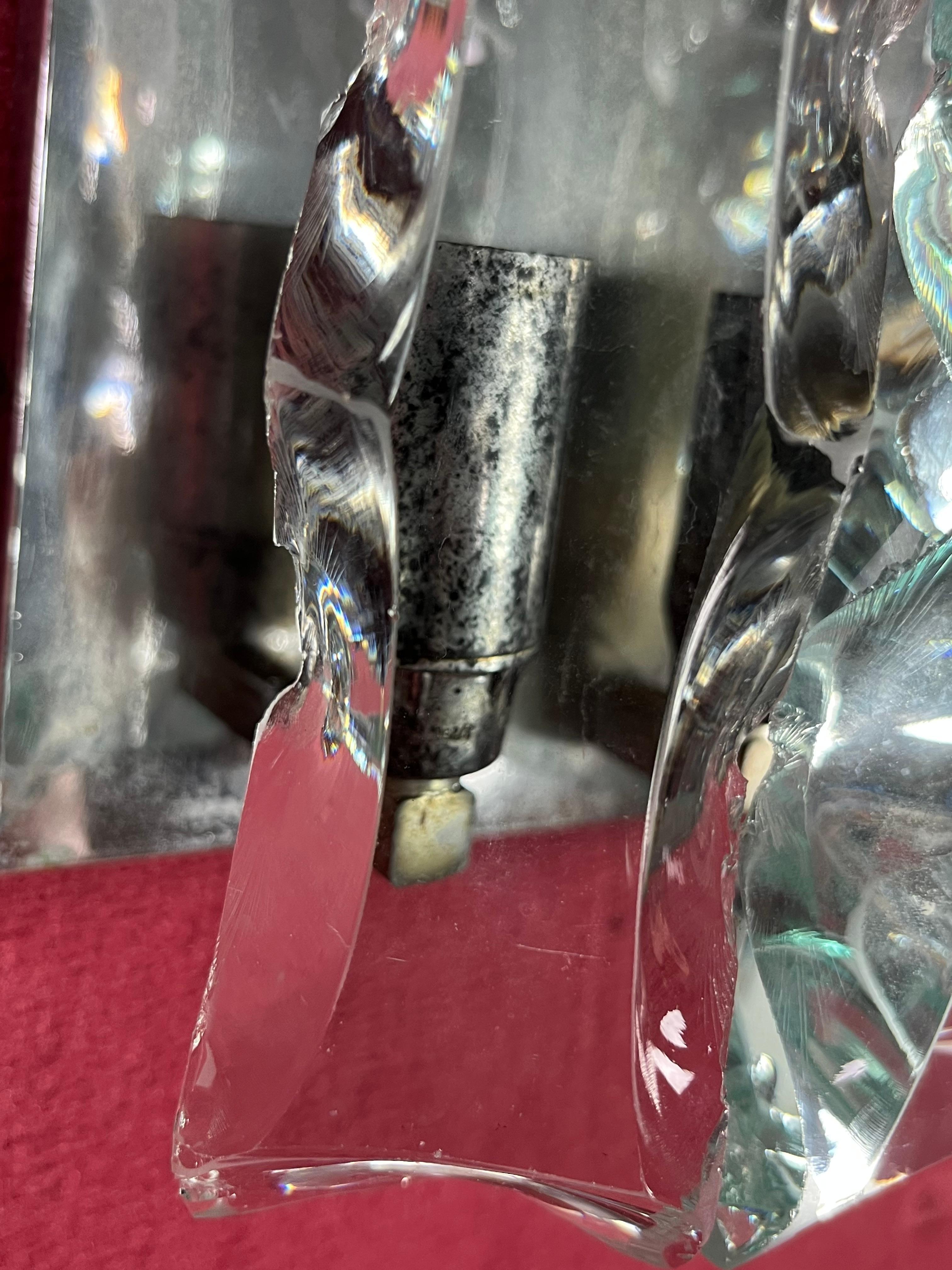 Set of 6 Murano Glass Wall Lamps attributed to P. Chiesa for Fontana Arte, 1960s For Sale 6