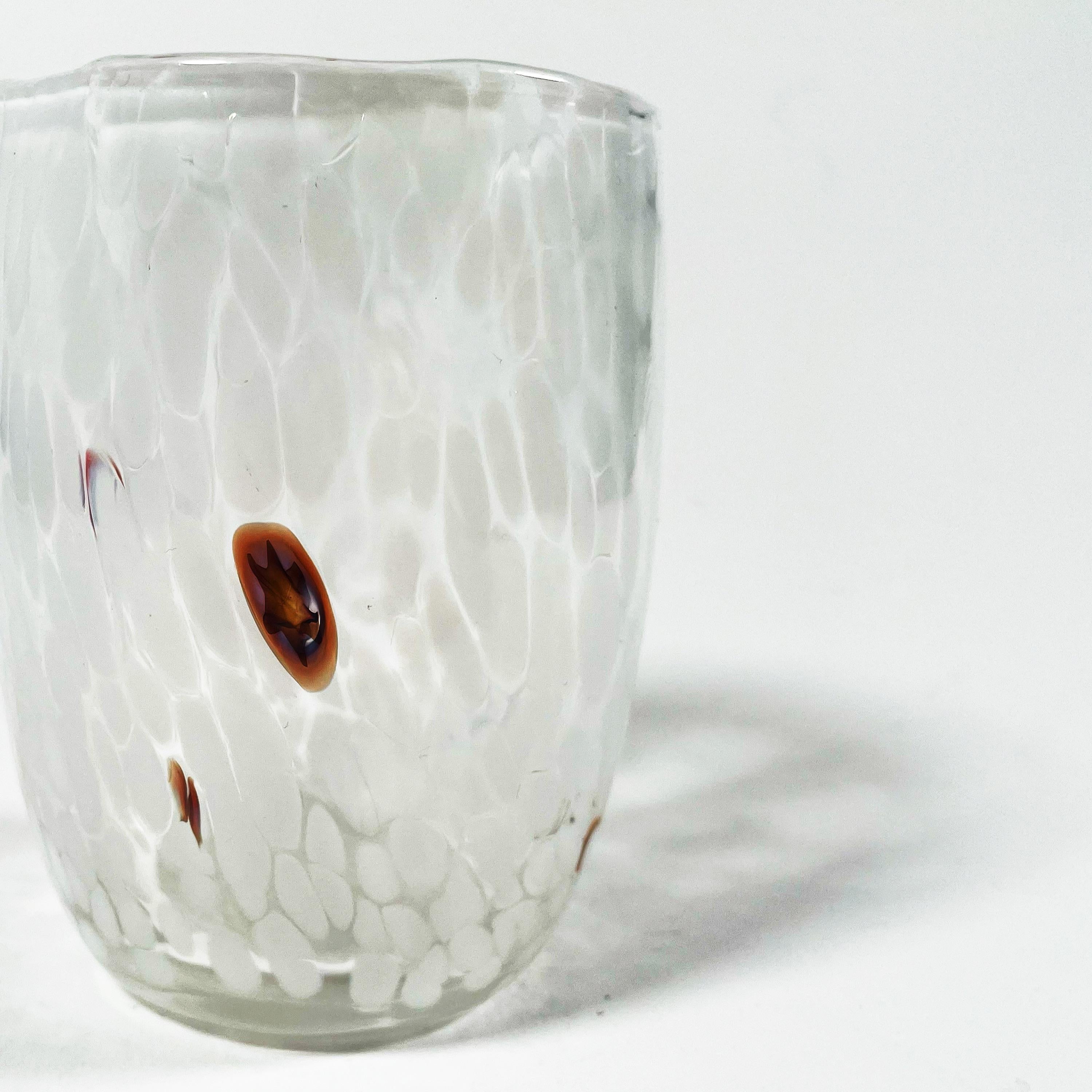 Ensemble de 6 verres de Murano soufflés à la main, neufs et jamais utilisés en vente 3