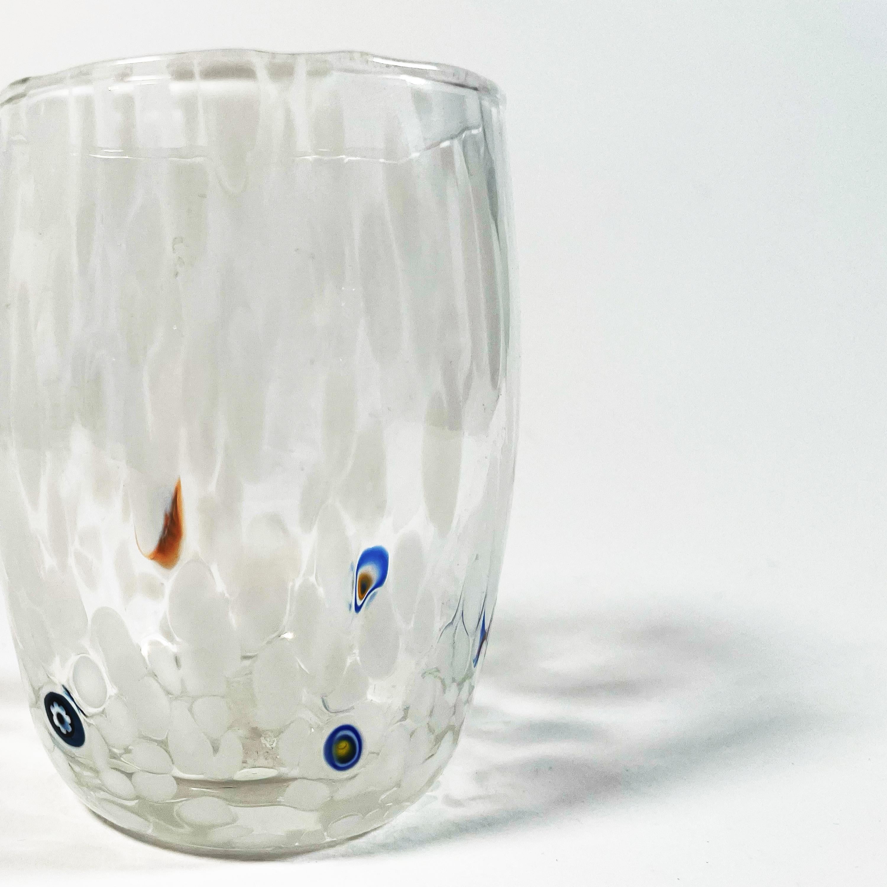 Ensemble de 6 verres de Murano soufflés à la main, neufs et jamais utilisés en vente 4