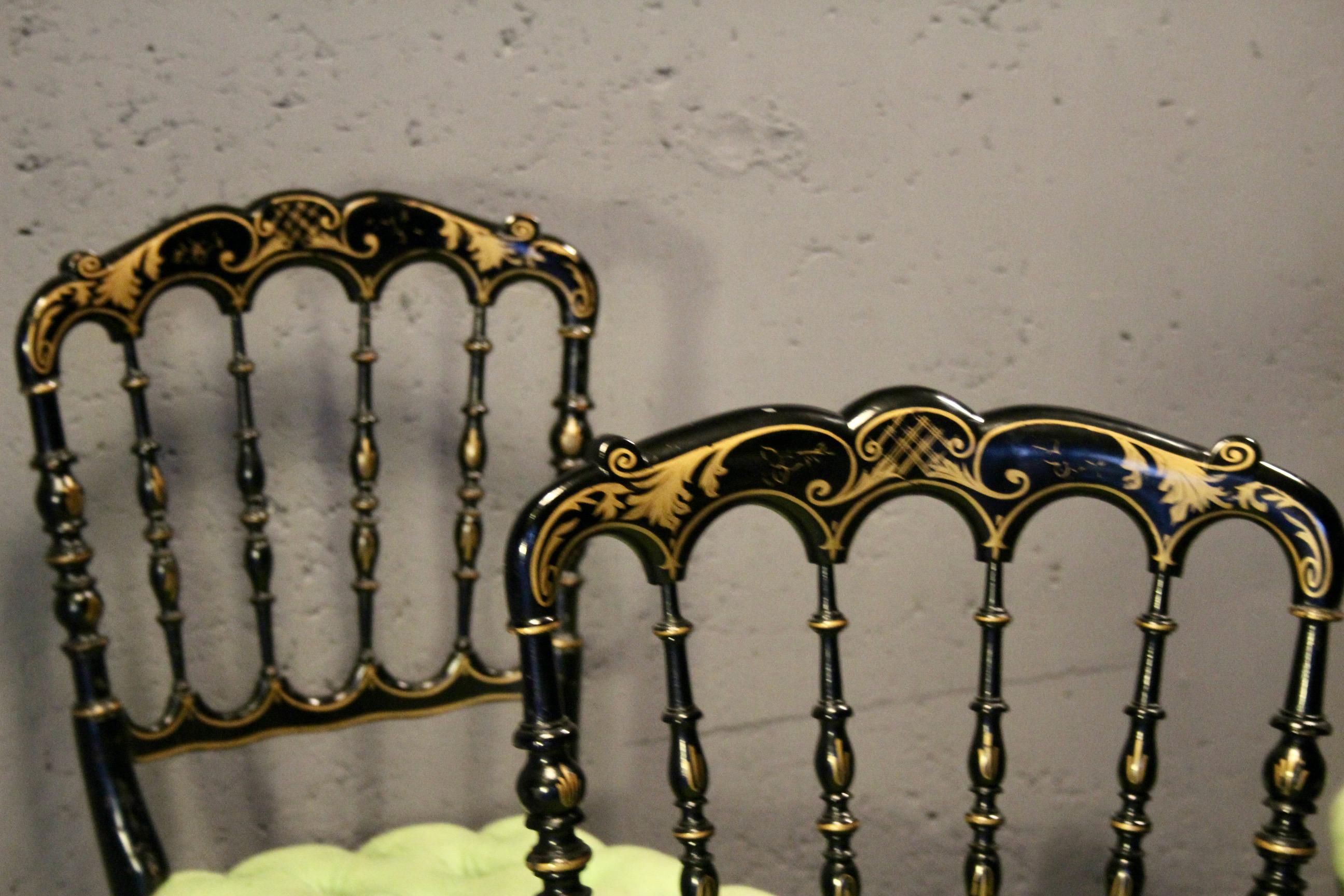 Legno Set di 6 sedie N III in vendita