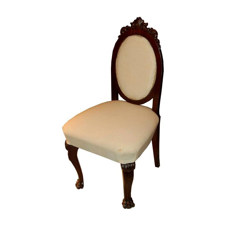 Set of 6 Neo Renaissance Oak Chairs For Sale