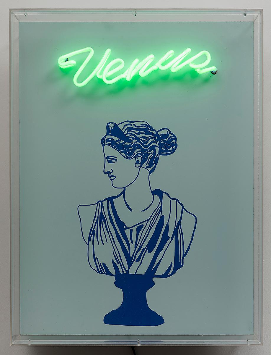 A set of 6 neon light wall sculptures. From the series Neon Classics For Sale 5