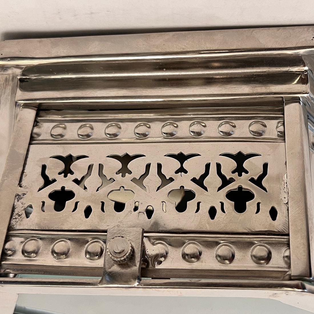 Set of 9 Nickel Plated Light Fixtures. Sold Individually For Sale 3