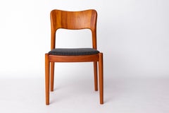 Set of 6 Niels Koefoed “Ole” Dining Chairs, Danish Mid Century Teak Chairs 1970s