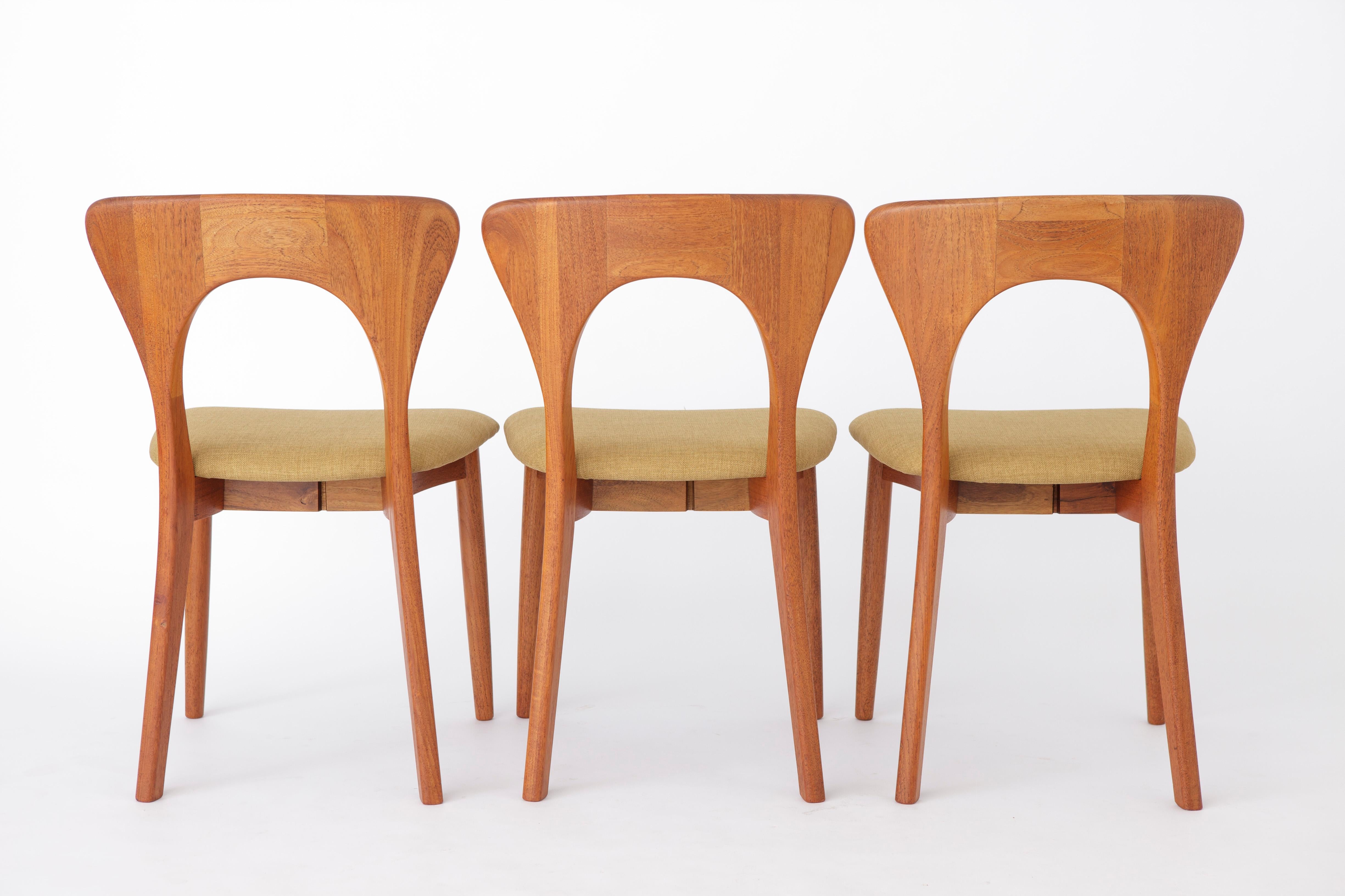 Set di 6 sedie da pranzo in teak Niels Koefoed 