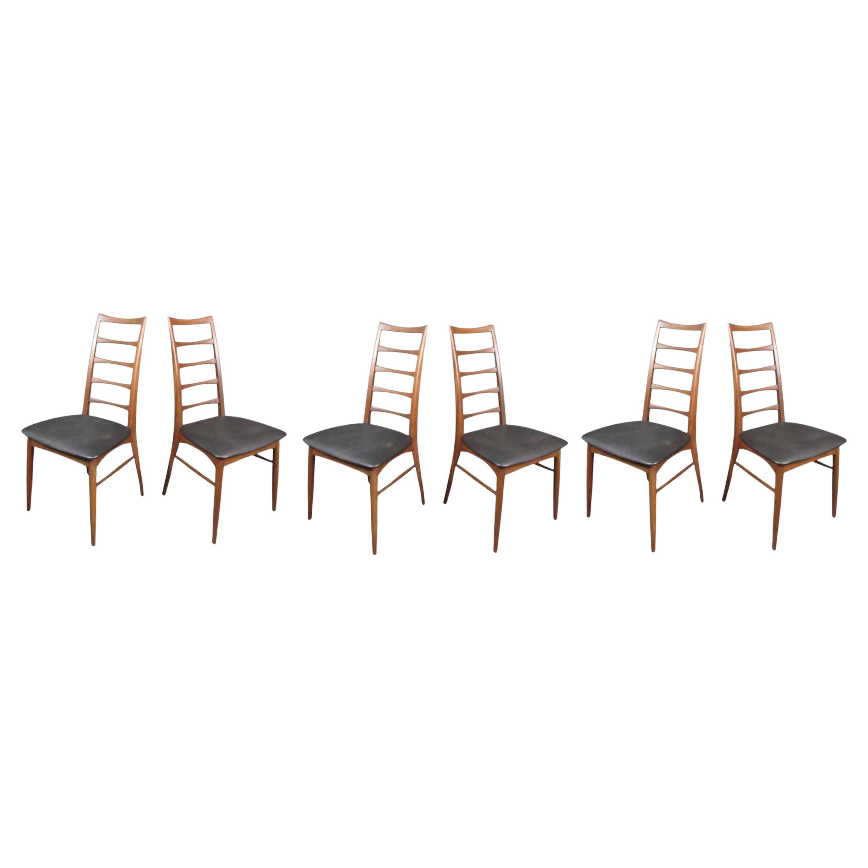 Set of 6 Niels Kofoed Dining Chairs