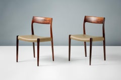 Set of 6 Niels Møller Model 77 Dining Chairs, 1959
