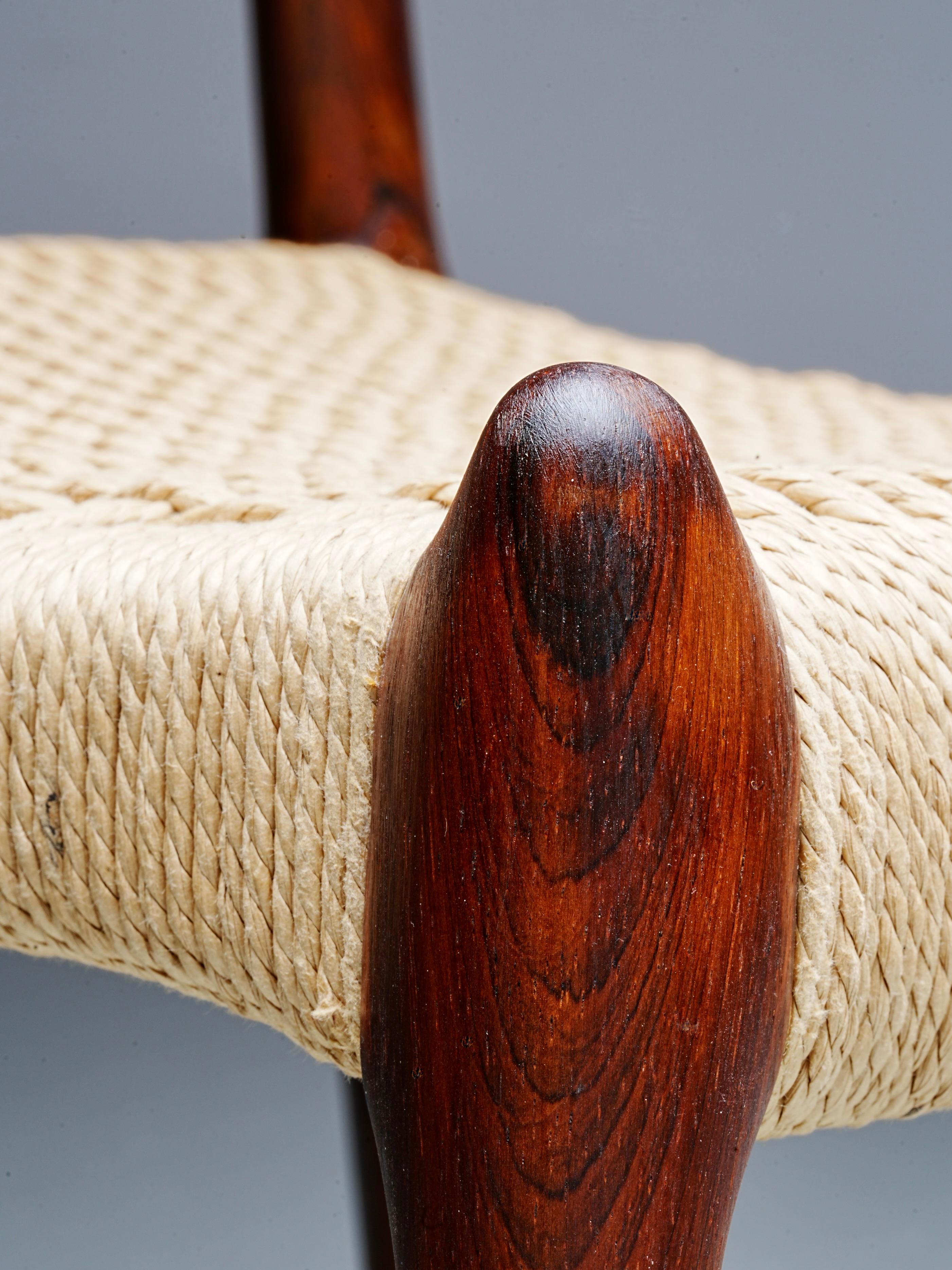Ensemble de 6 chaises Niels Otto Møller en Wood, Danemark, années 1960 en vente 4