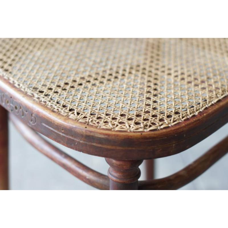 French Set of 6 No. 221 Wickerwork Chairs by Michael Thonet for Thonet, 1920s For Sale