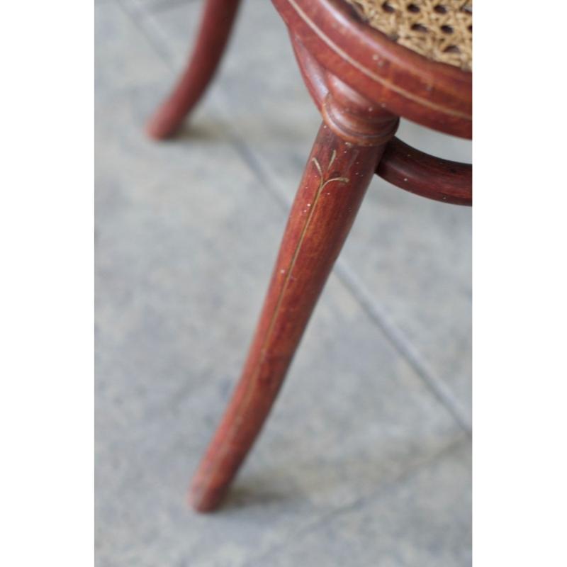 Set of 6 No. 221 Wickerwork Chairs by Michael Thonet for Thonet, 1920s For Sale 2