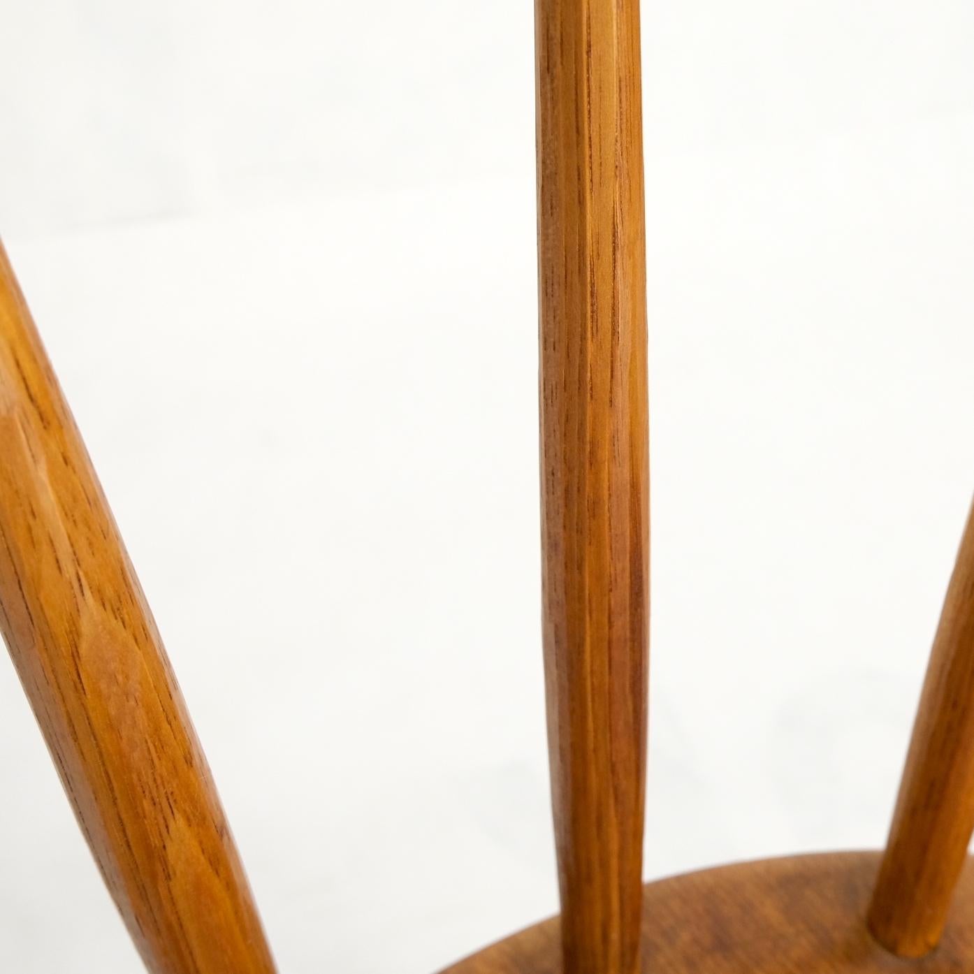 Set of 6 Oiled Walnut Spindle Back Dining Chairs by George Nakashima For Sale 1