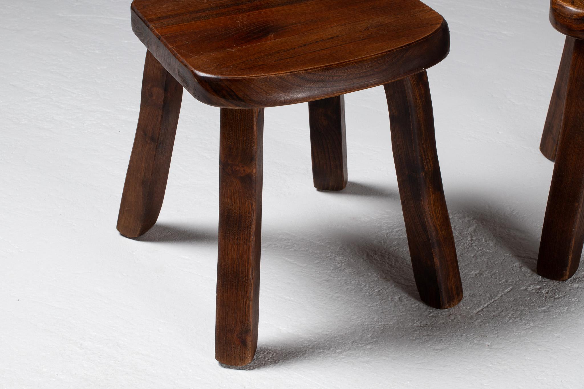 Finlandais Set of 6 Olavi Hänninen Solid Wood Chairs - T chairs en vente
