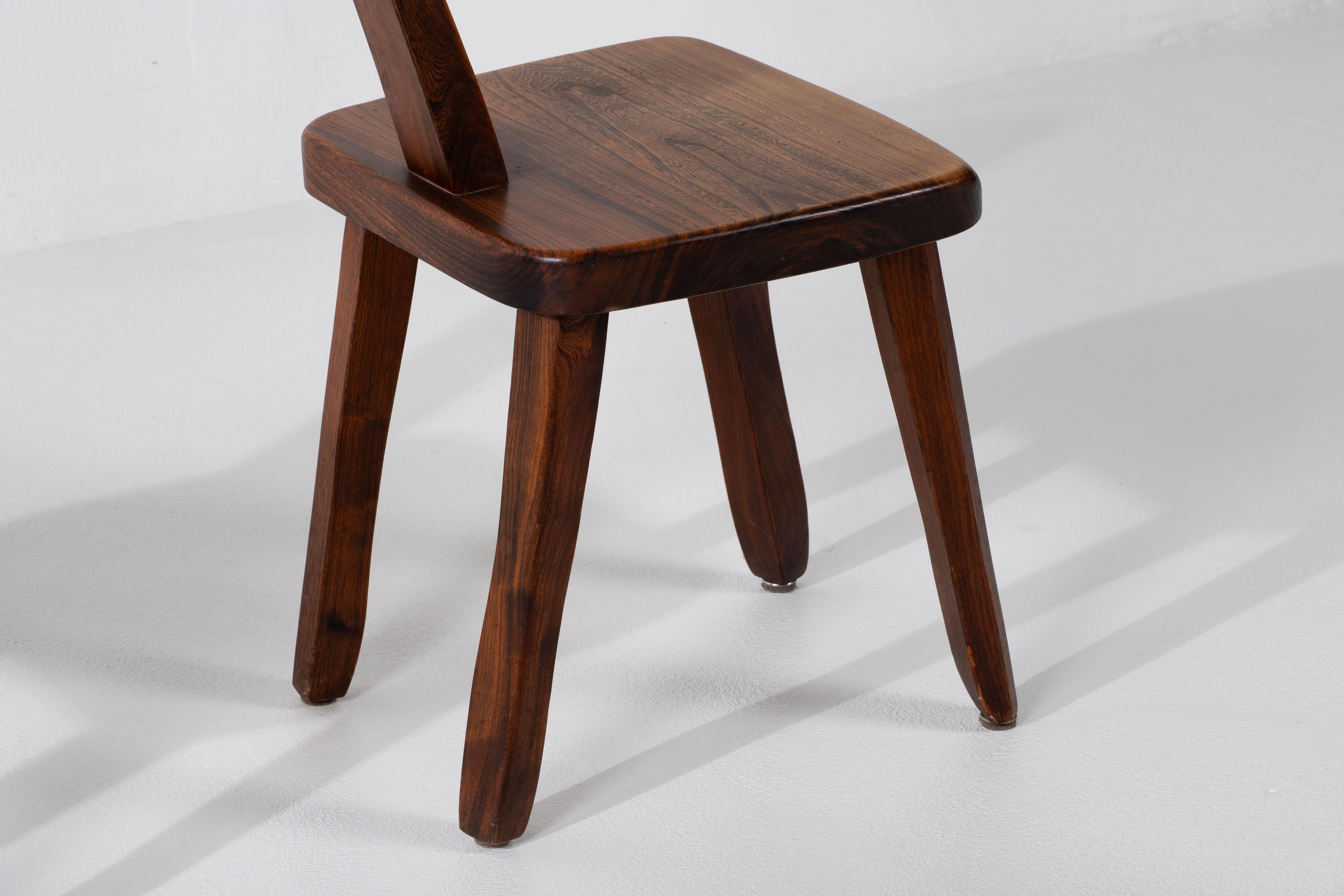 Set of 6 Olavi Hänninen Solid Wood Chairs - T chairs In Fair Condition In Kaštel Sućurac, Splitsko-dalmatinska županija