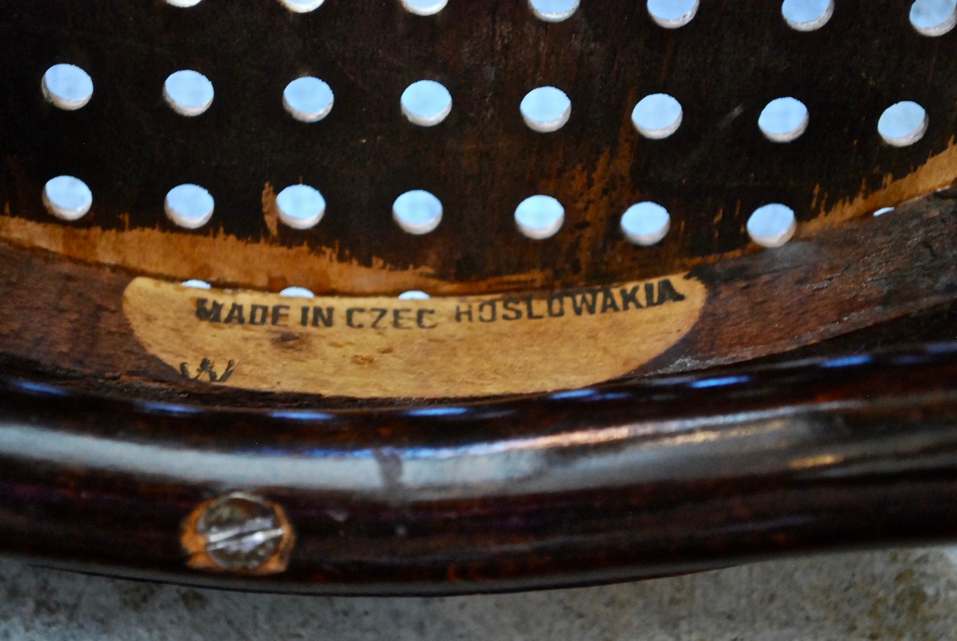 Czech Set of 6 Original Bentwood Chairs by JJ kohn & Mundus