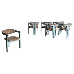 Used Set of 6 Original Mid-Century Pamplona Chairs by Augusto Savini for Pozzi, 1965