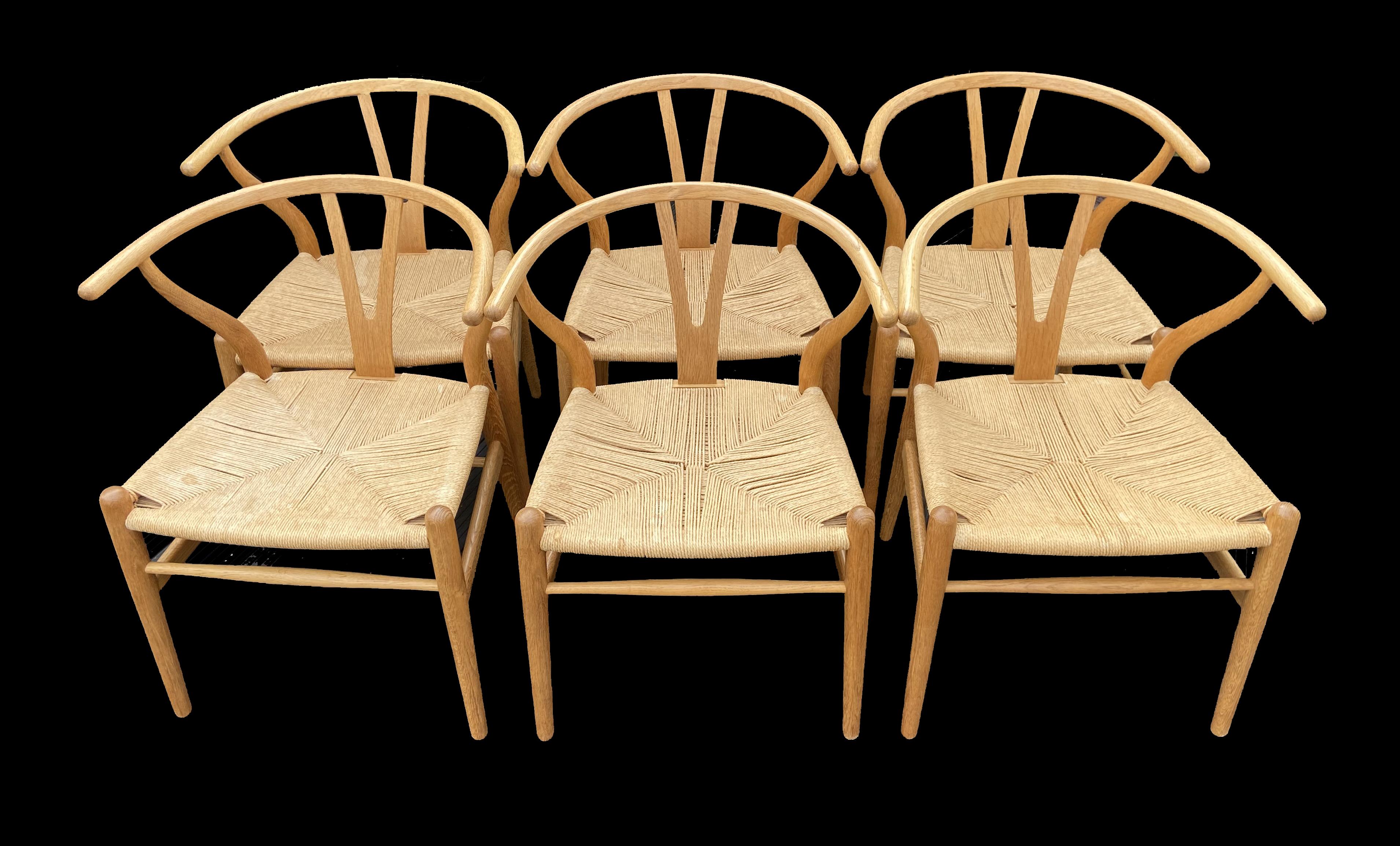 wishbone dining chair set of 6