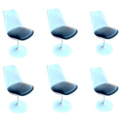 Sessel ohne Armlehne „Tulpen“ von Saarinen für Knoll Studio, 6er-Set