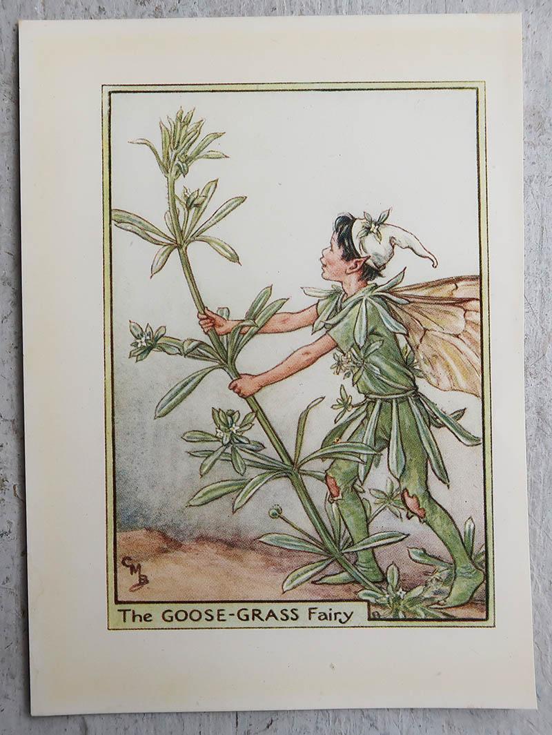 Ensemble de 6 gravures originales de fées fleuries, circa 1930 Bon état - En vente à St Annes, Lancashire