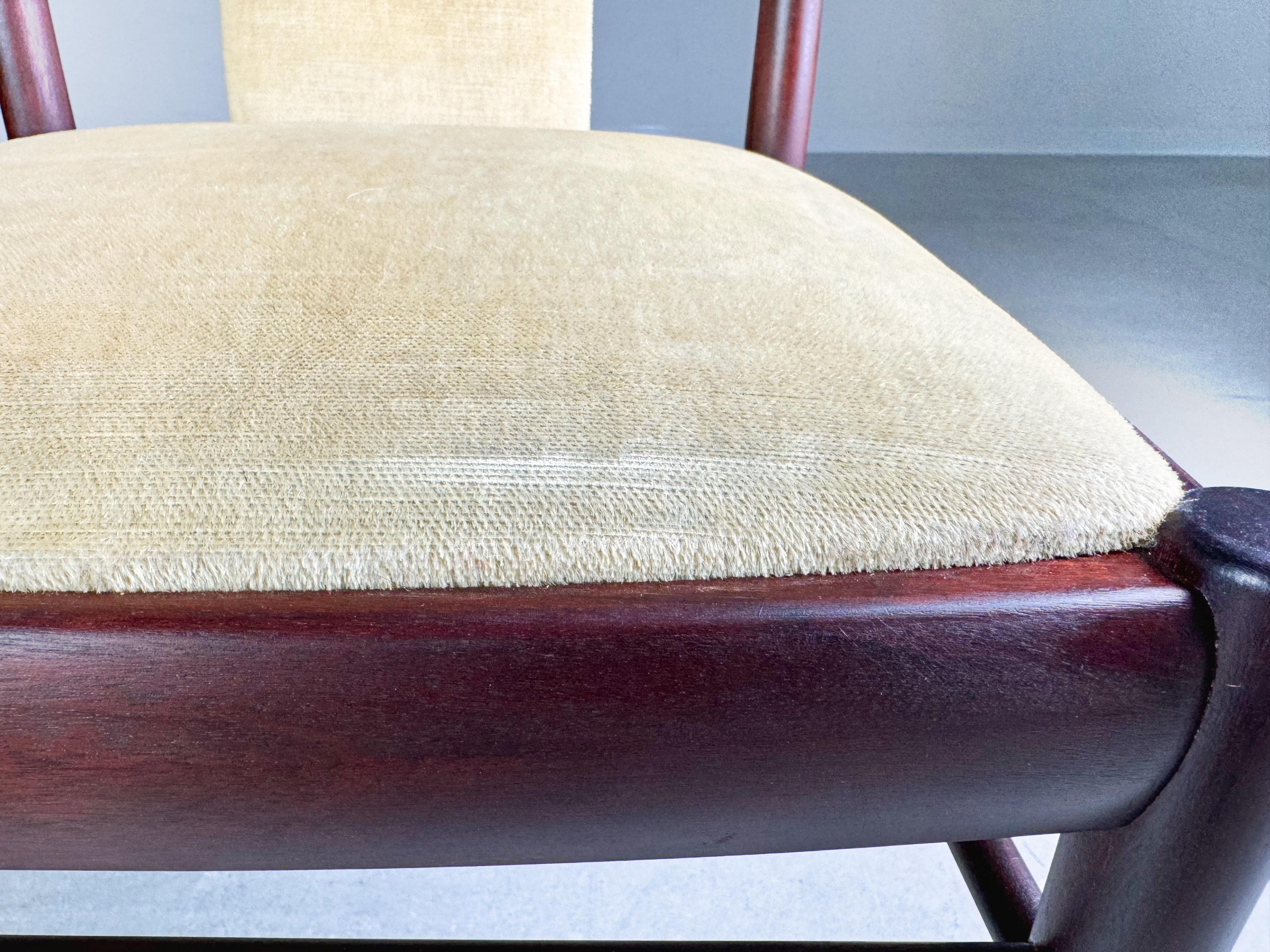Set of 6 original vintage Mid Century chairs Benze 1960s For Sale 10