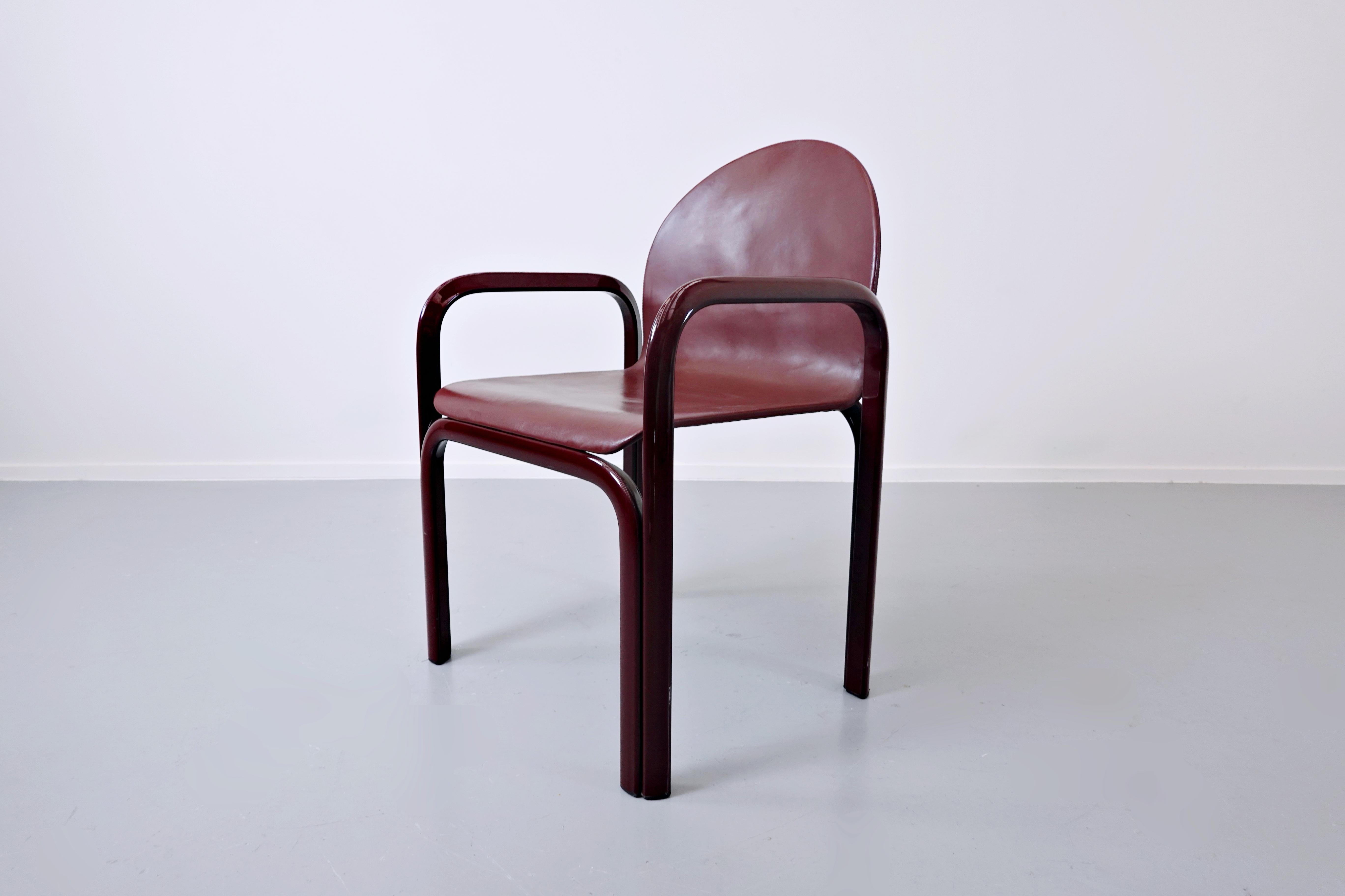 Mid-Century Modern Set of 6 Orsay Armchairs by Gae Aulenti for Knoll International