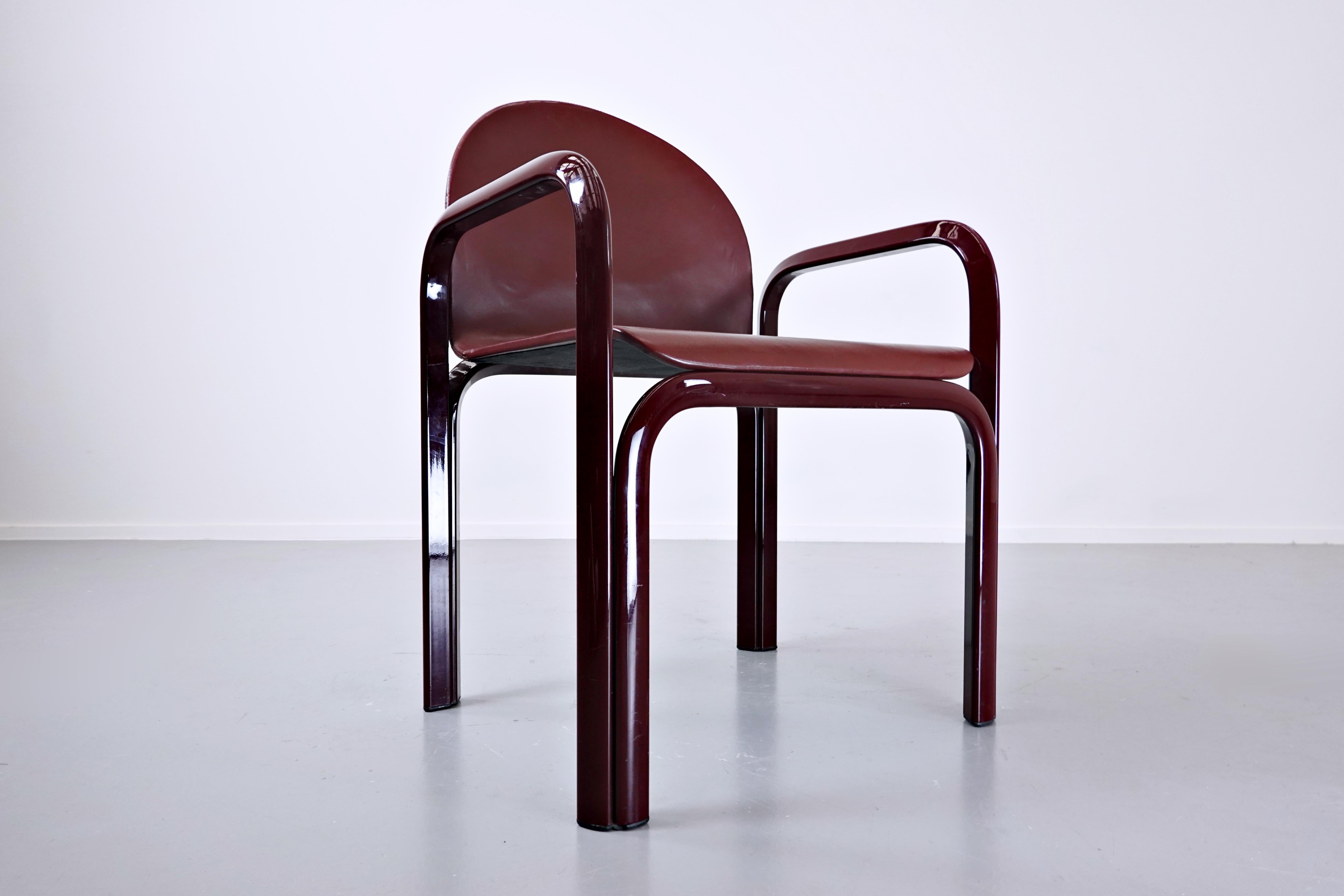 Set of 6 Orsay Armchairs by Gae Aulenti for Knoll International 1