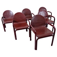 Set of 6 Orsay Armchairs by Gae Aulenti for Knoll International