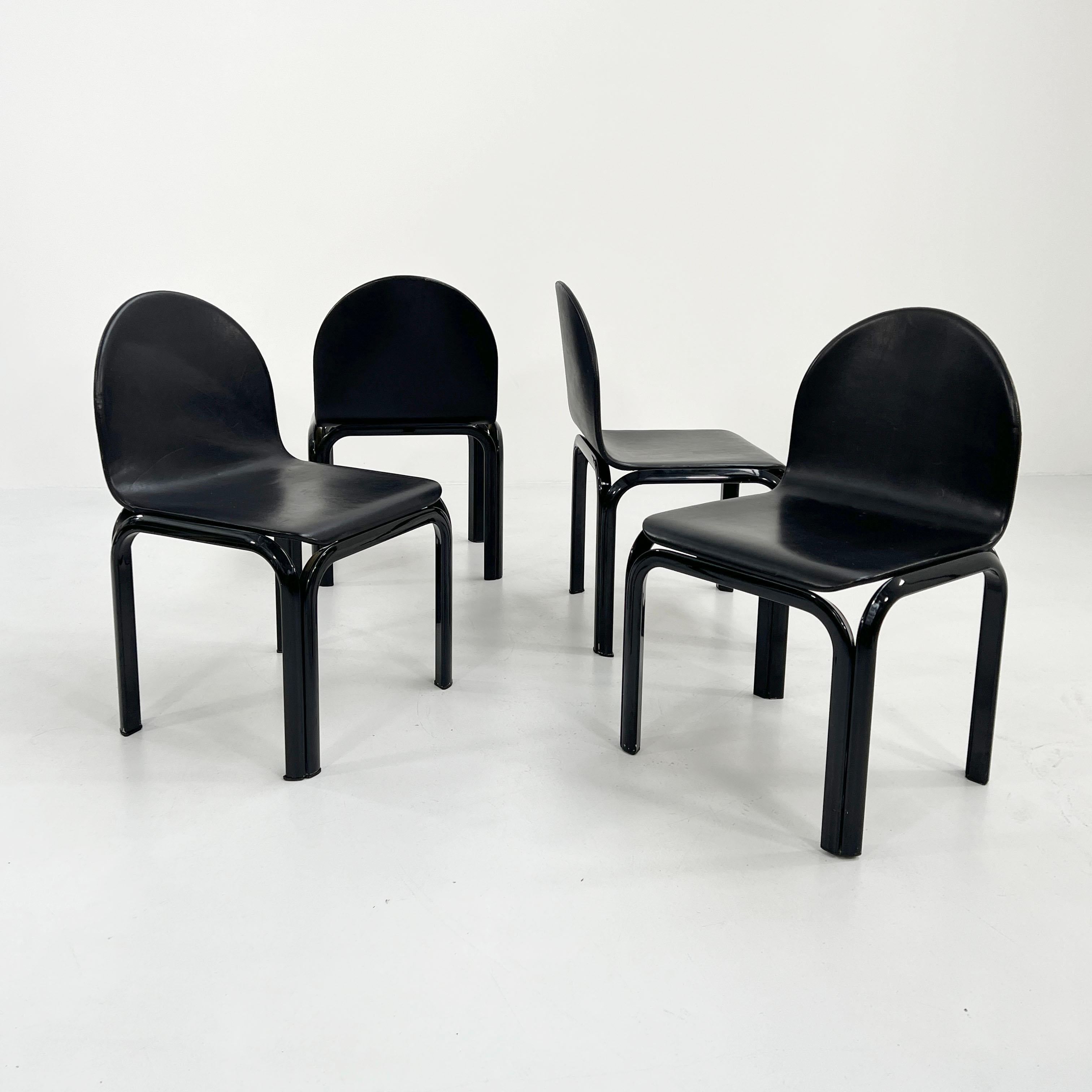 Set of 6 Orsay Dining Chairs by Gae Aulenti for Knoll International, 1970s In Good Condition In Ixelles, Bruxelles