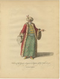 Set of 6 Ottoman Costume Prints, Hand-Colored Engravings, 1767, view 3