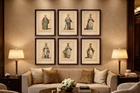 Set of 6 Ottoman Costume Prints, Hand-Colored Engravings, 1767, view 9